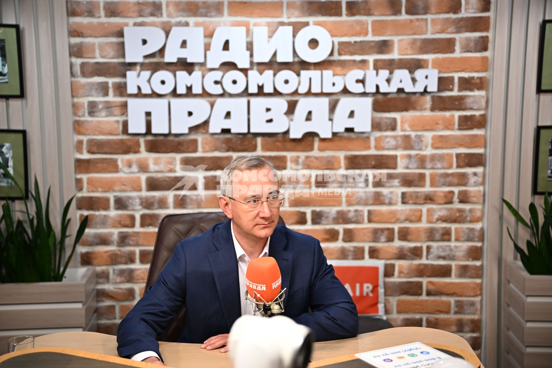Владислав Шапша на радиостанции `Комсомольская правда`