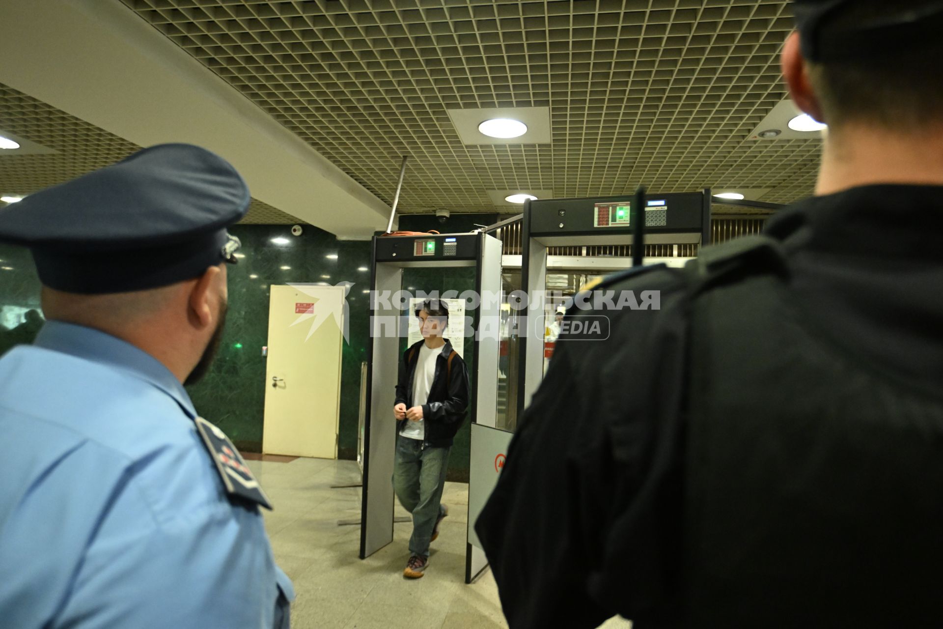 Пресс-тур московской полиции в метрополитене