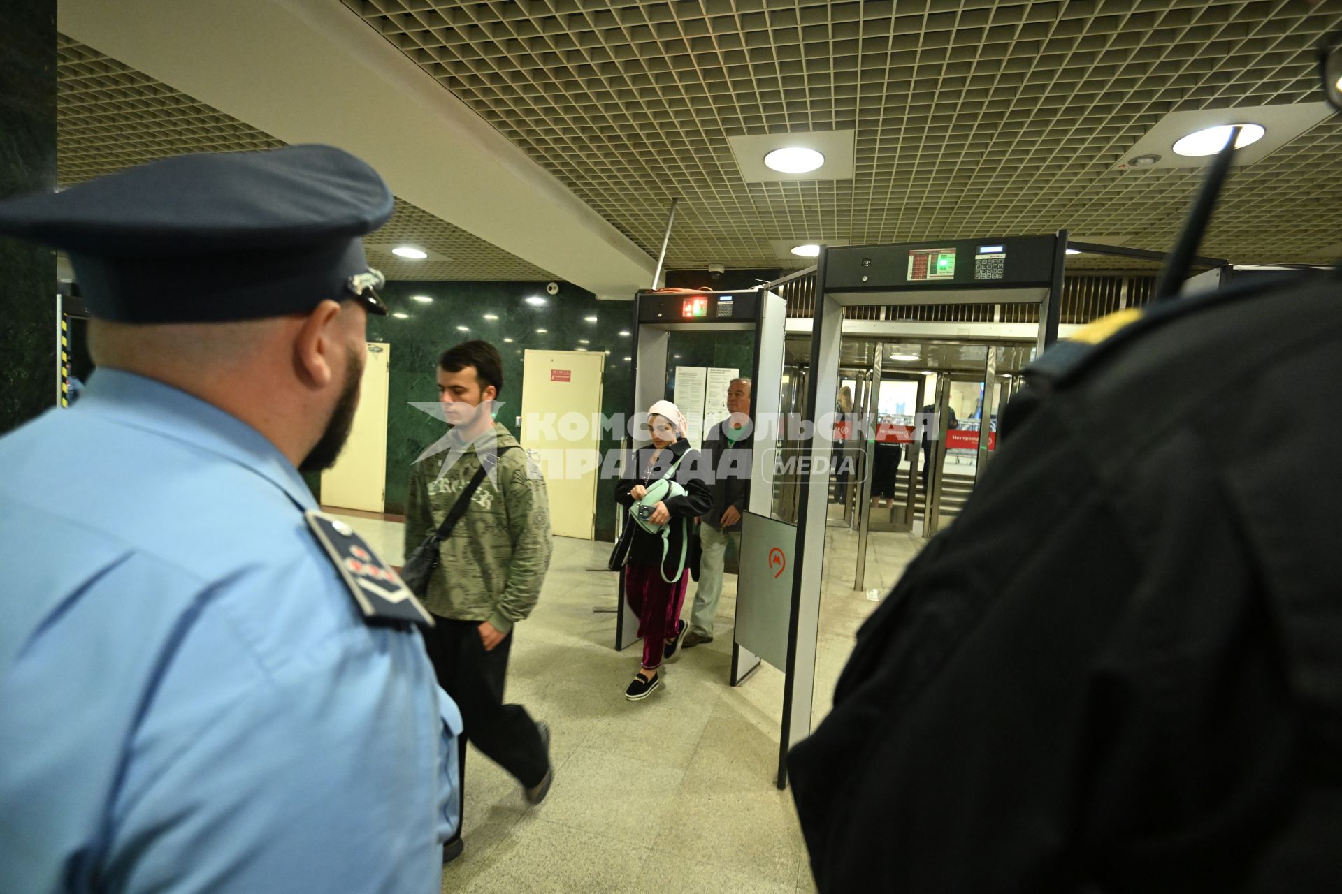 Пресс-тур московской полиции в метрополитене