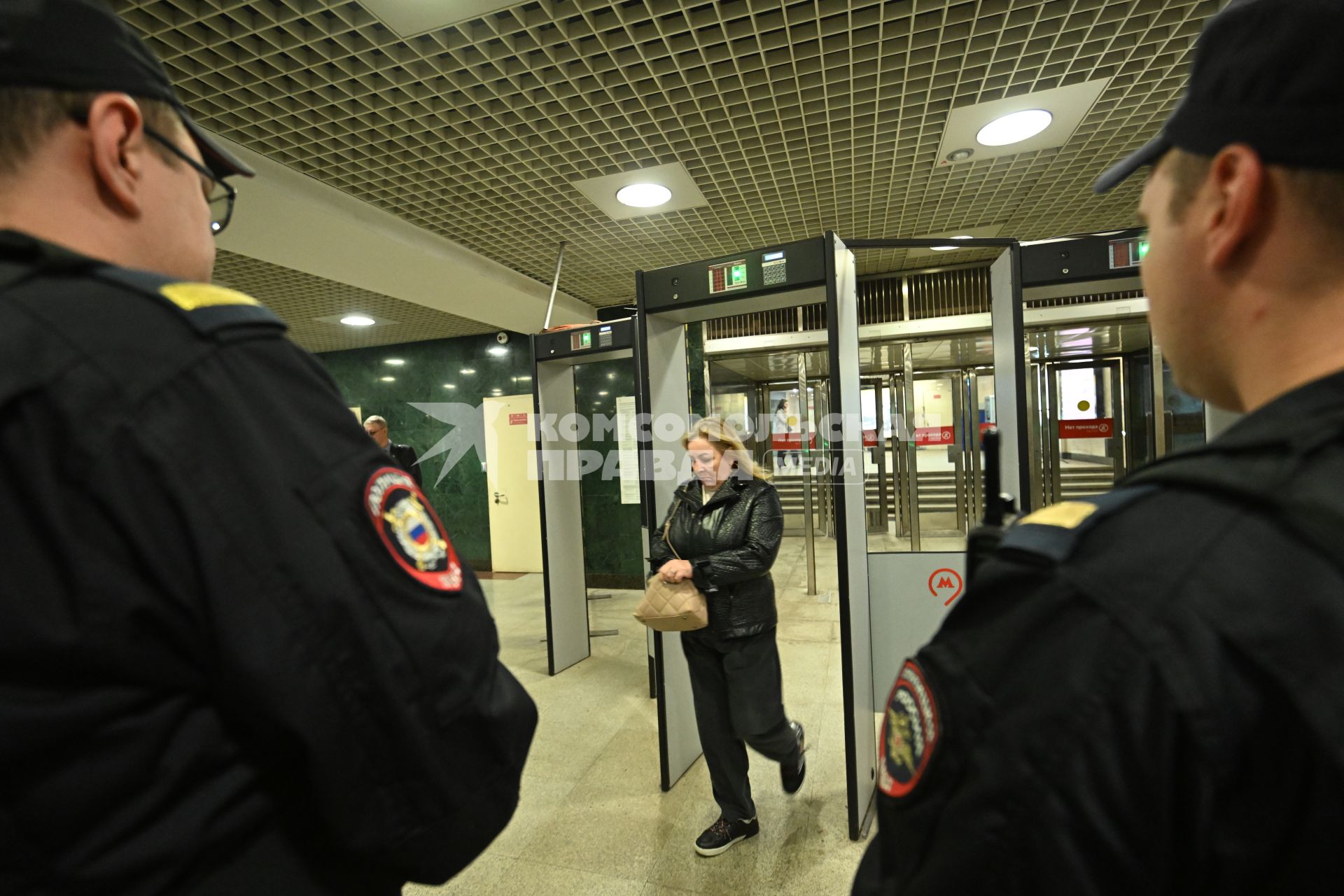 Пресс-тур московской полиции в метрополитене