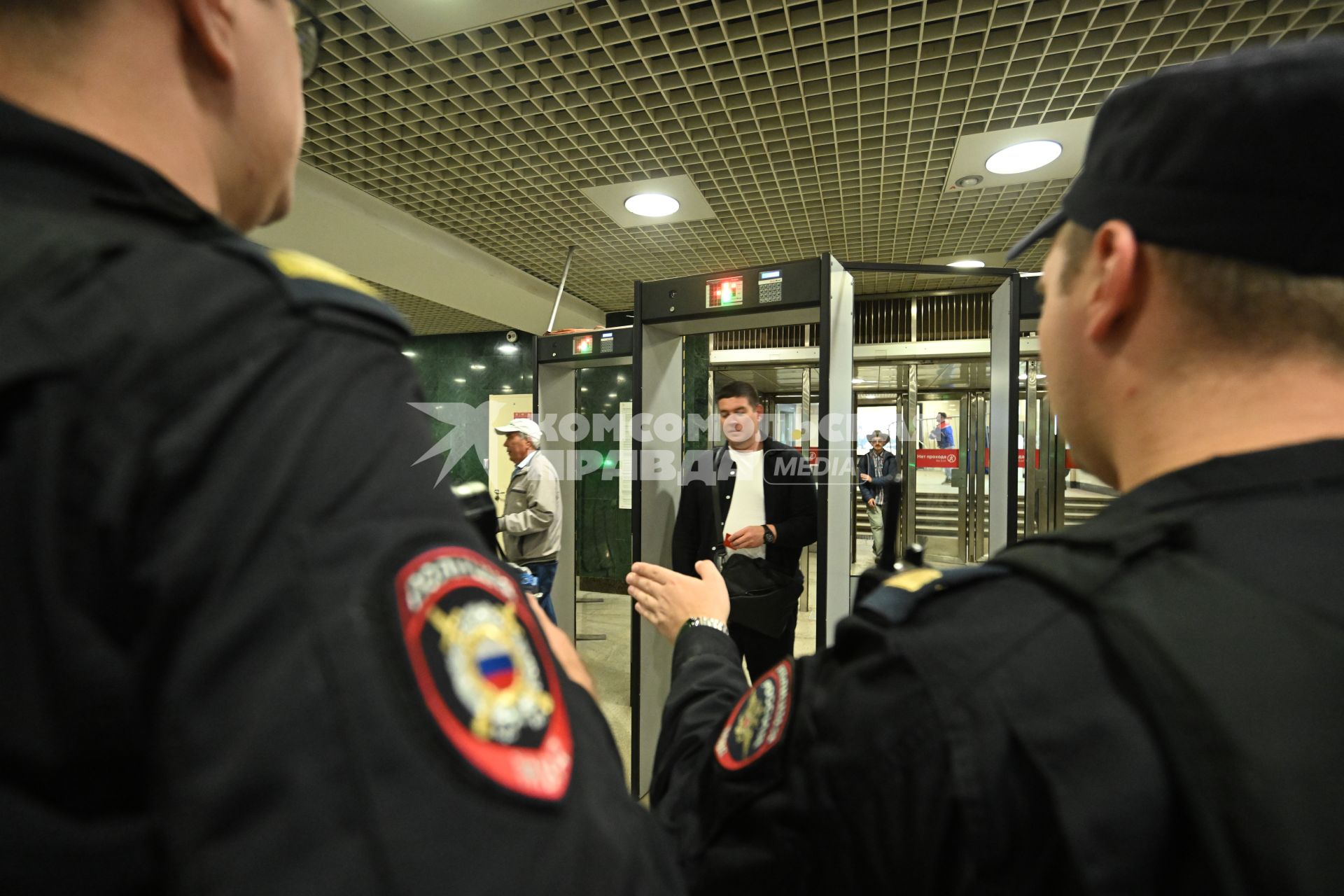 Пресс-тур московской полиции в метрополитене