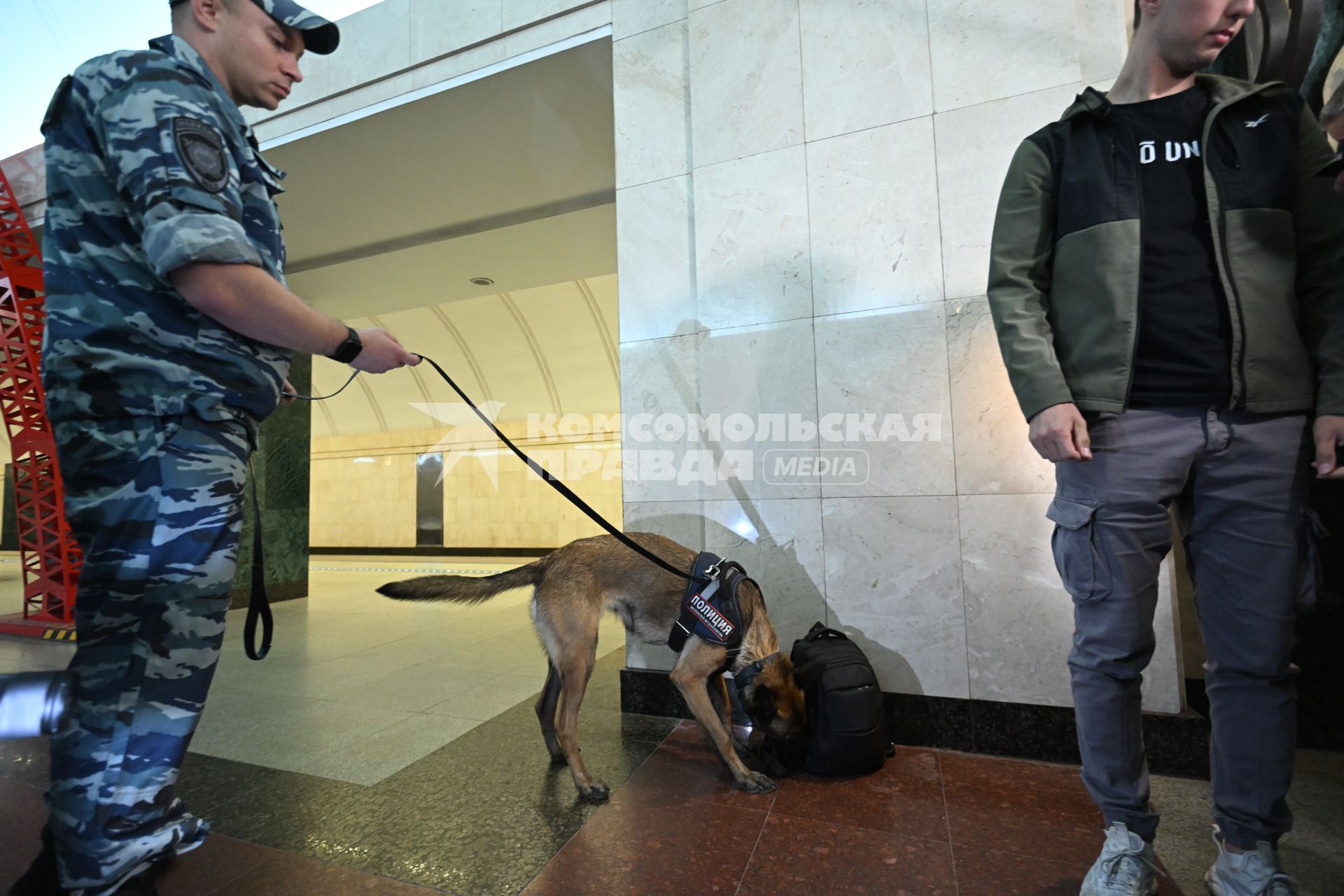 Пресс-тур московской полиции в метрополитене