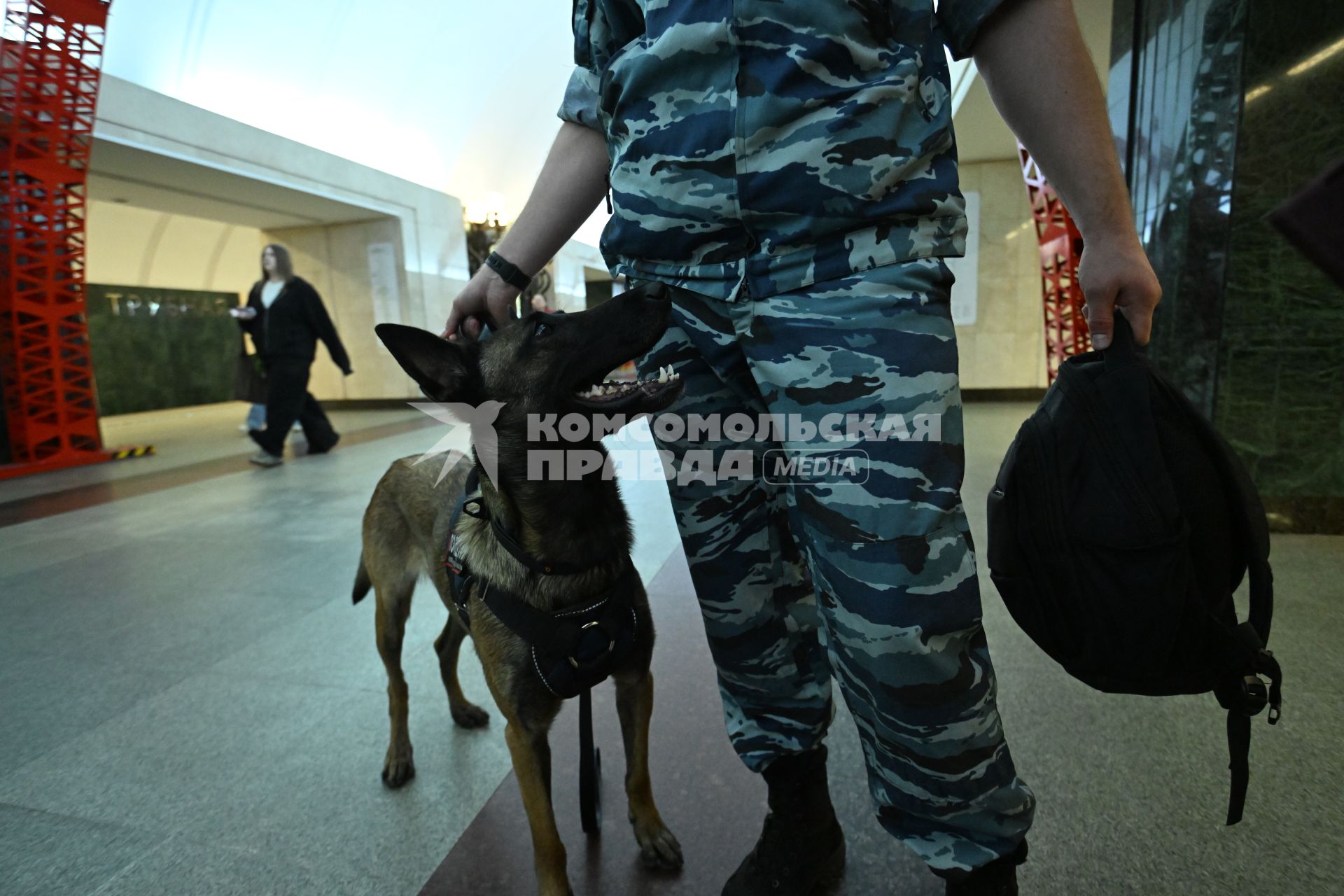 Пресс-тур московской полиции в метрополитене