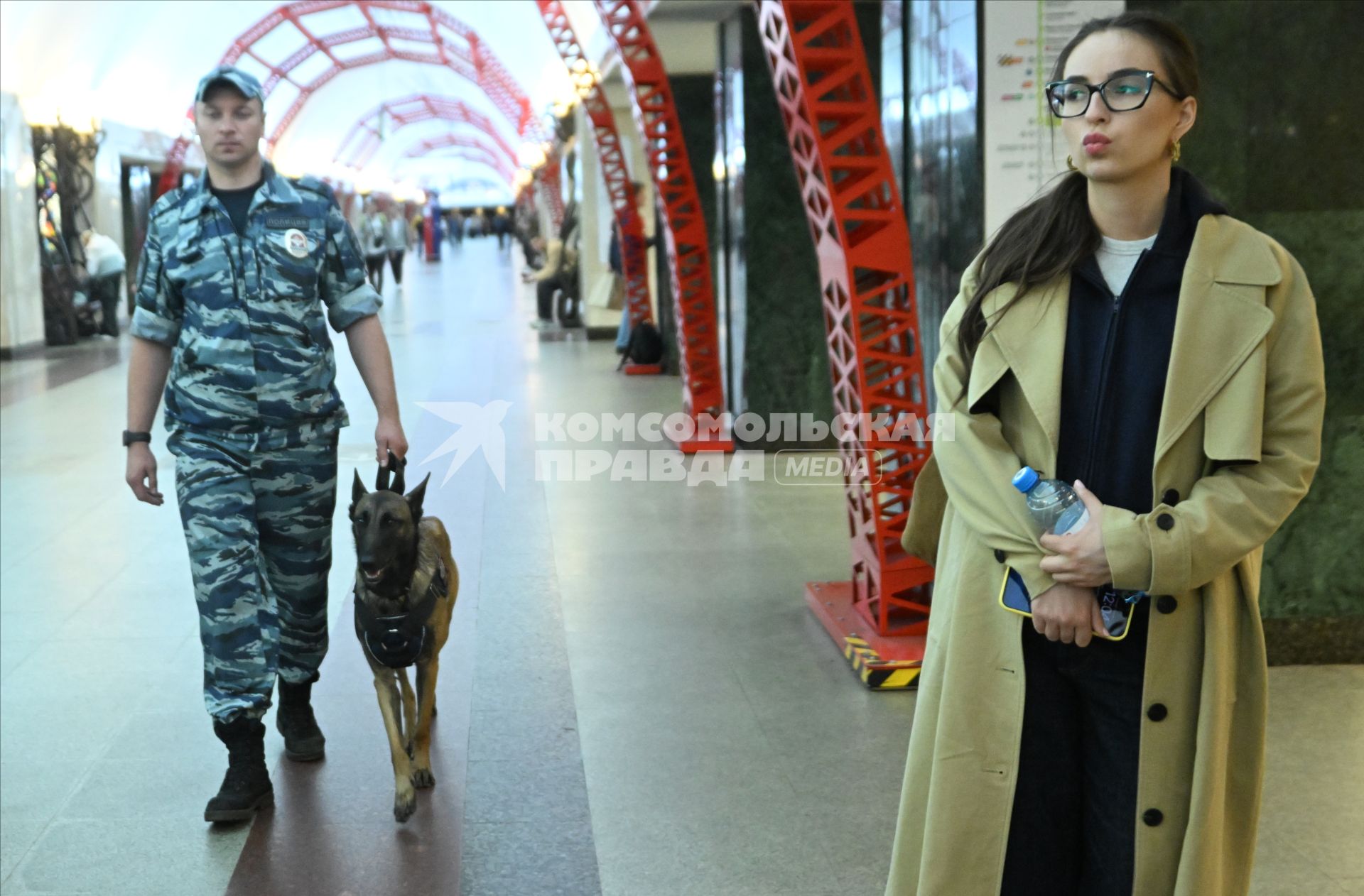 Пресс-тур московской полиции в метрополитене