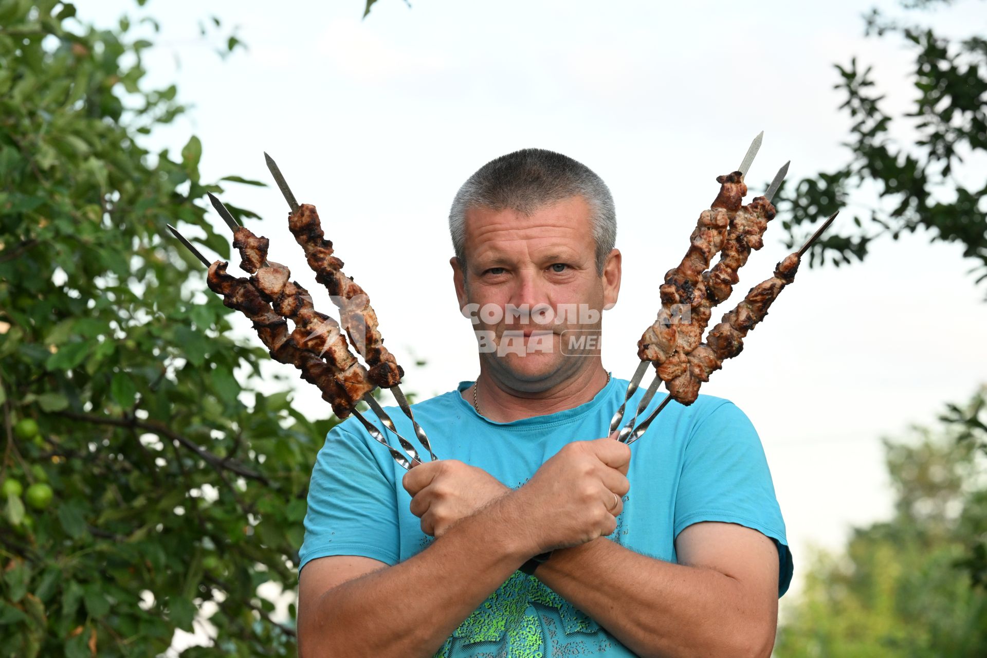 Приготовление шашлыка
