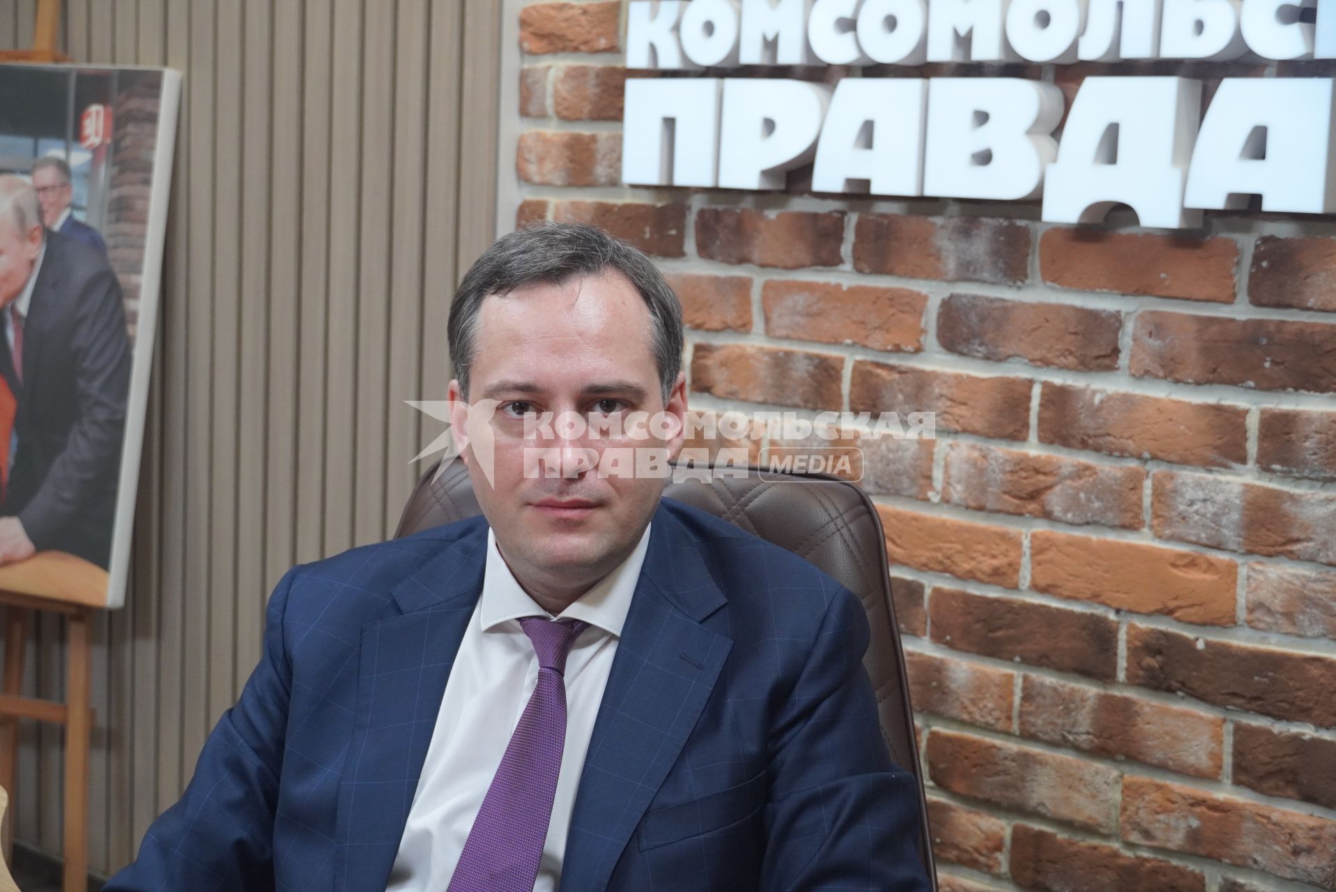 Александр Закондырин на радиостанции \"Комсомольская правда\"