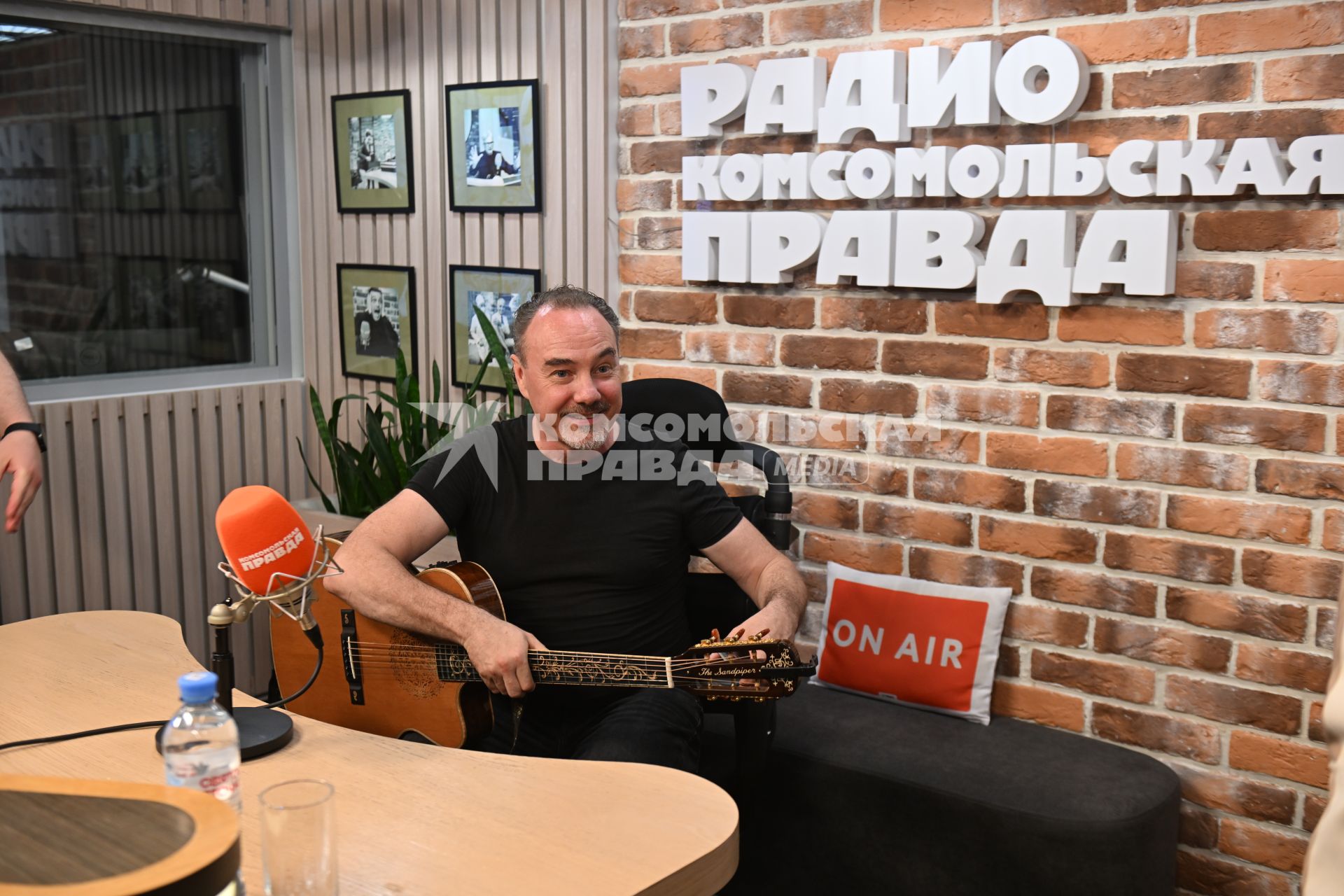 Алексей Поддубный на радиостанции \"Комсомольская правда\"