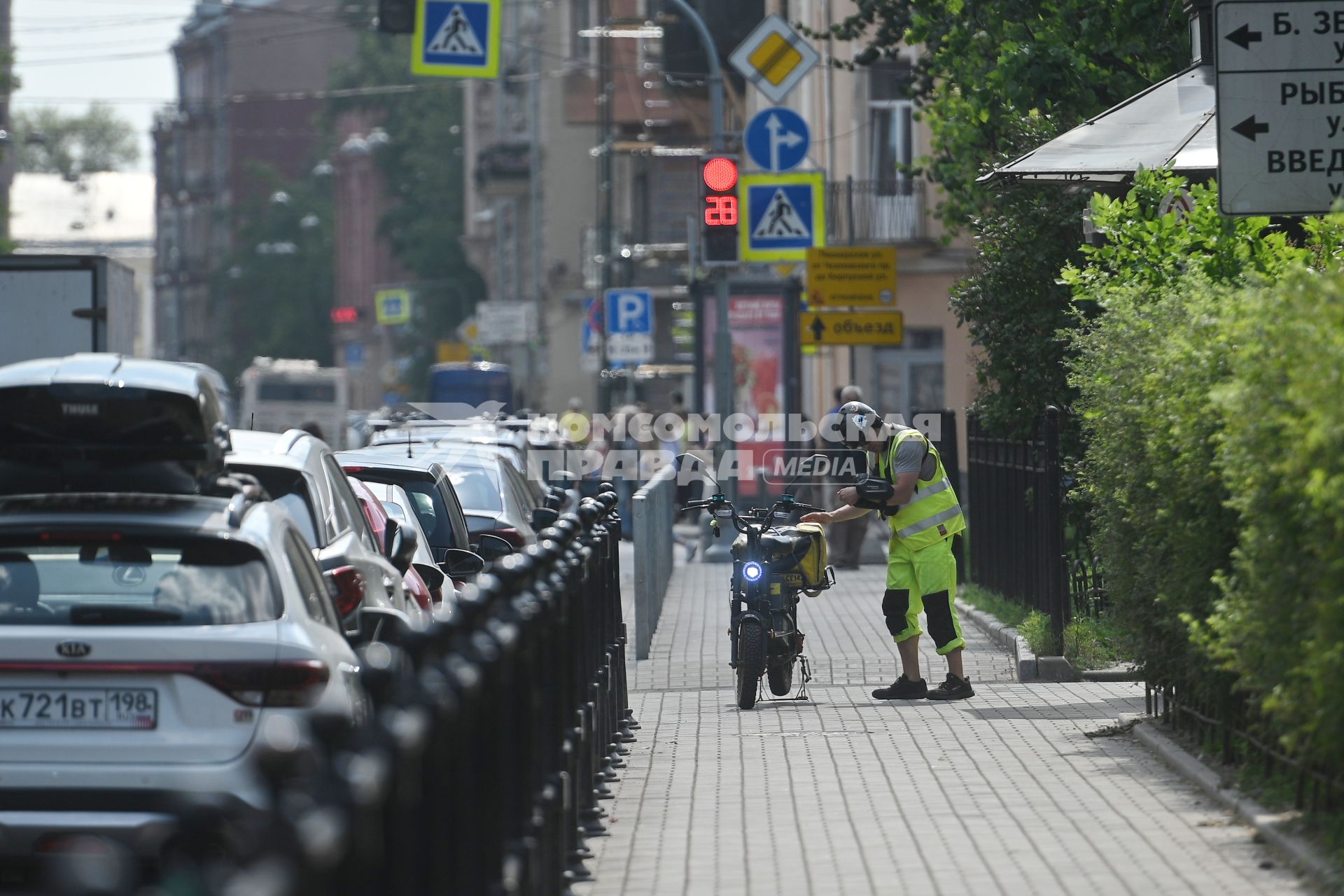 Рейд по велокурьерам в Петербурге