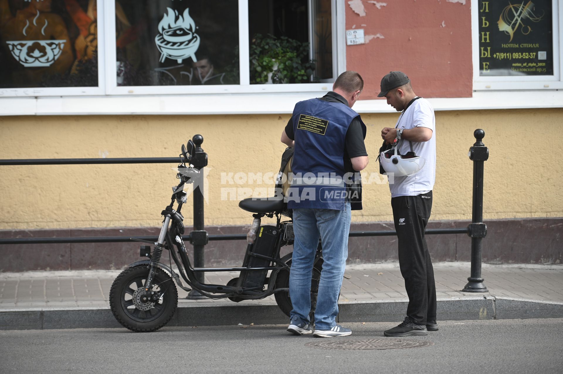 Рейд по велокурьерам в Петербурге