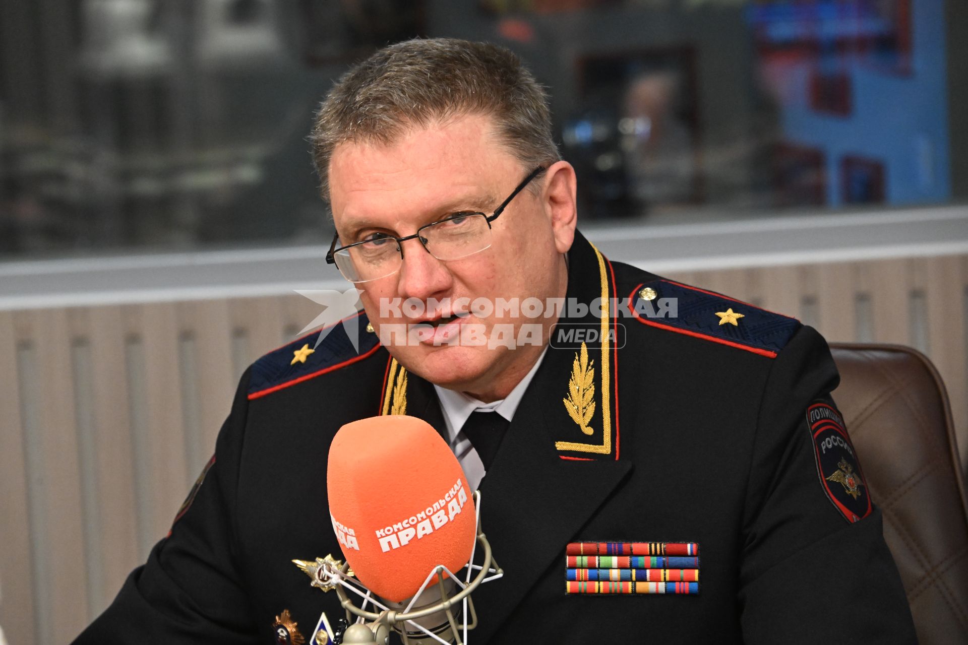 Олег Понарьин на радиостанции \"Комсомольская правда\"