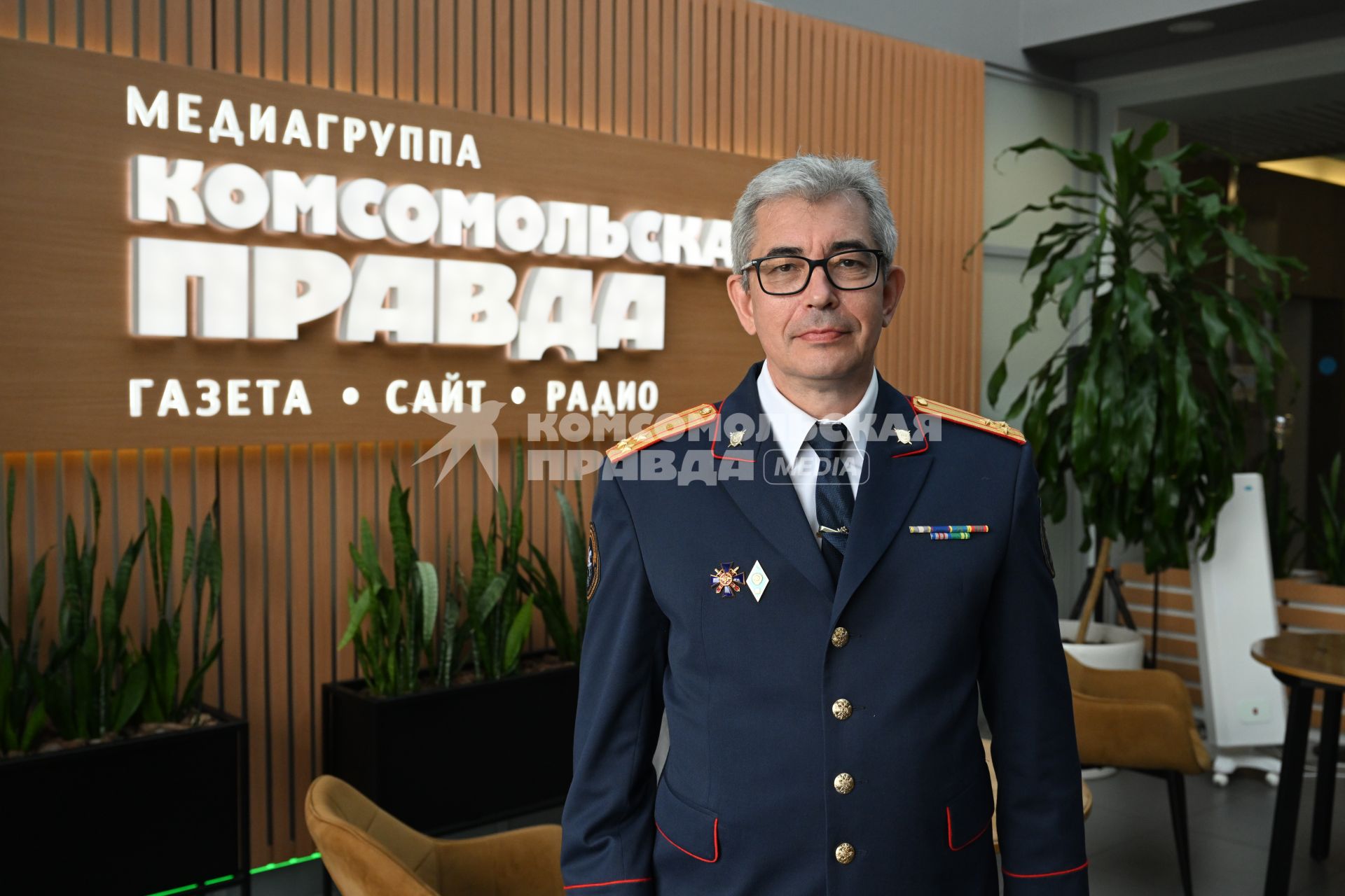 Михаил Игнашкин в редакции \"Комсомольской правды\"