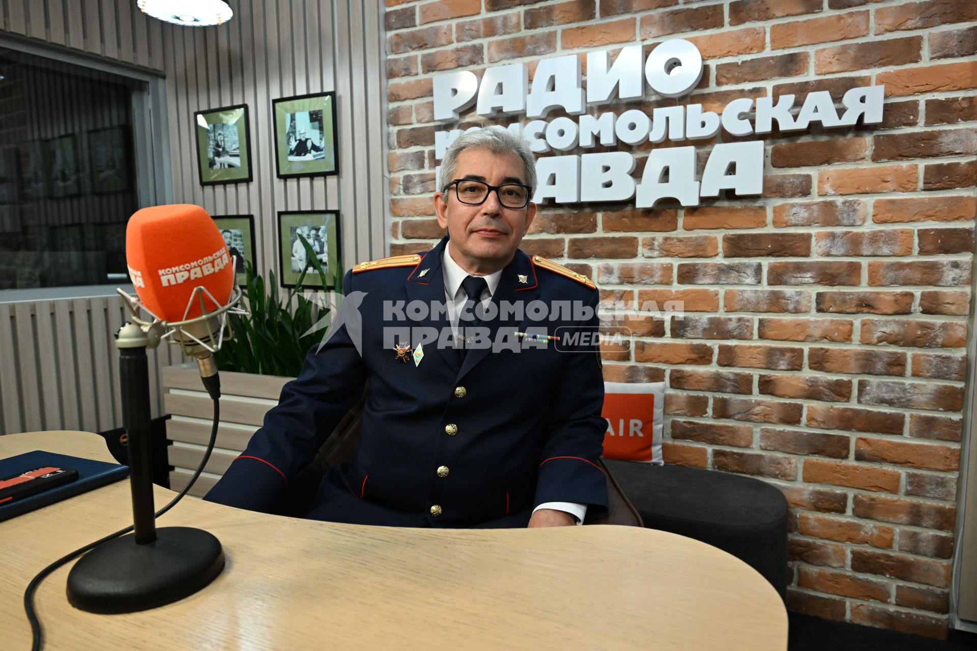 Михаил Игнашкин на радиостанции \"Комсомольская правда\"