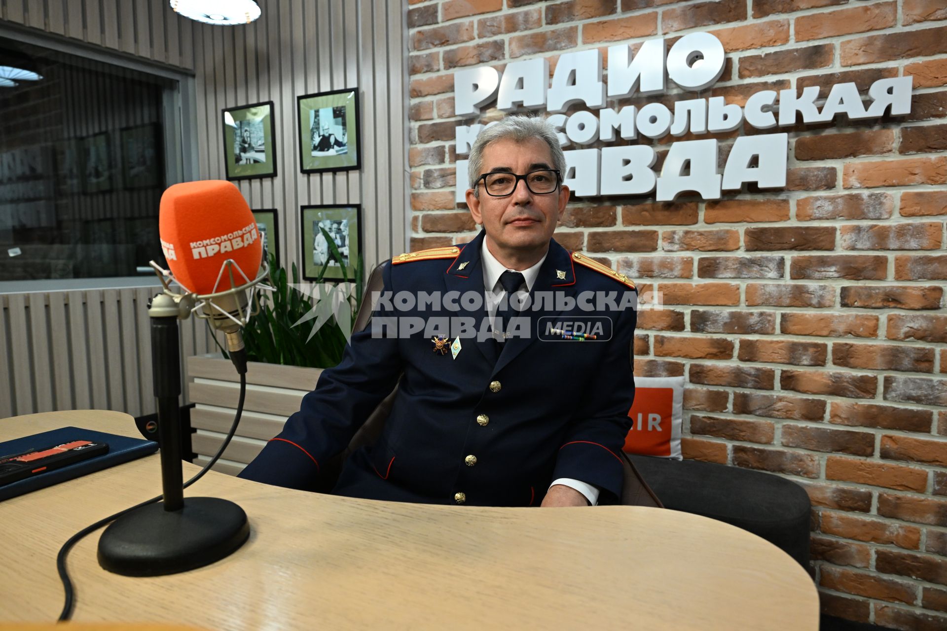 Михаил Игнашкин на радиостанции \"Комсомольская правда\"