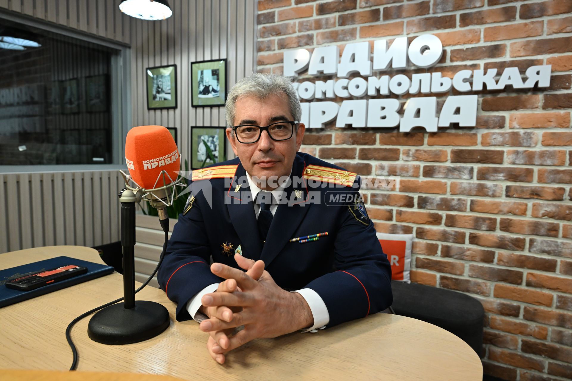 Михаил Игнашкин на радиостанции \"Комсомольская правда\"