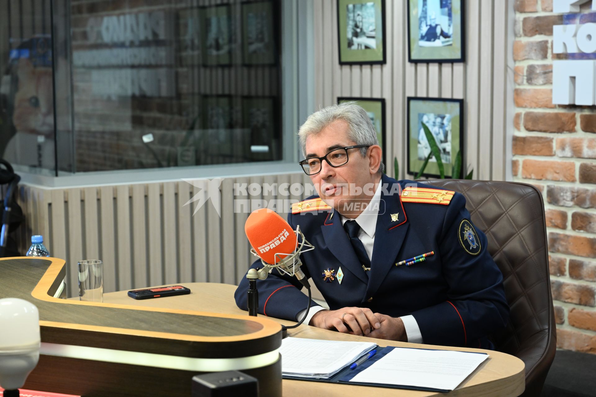 Михаил Игнашкин на радиостанции \"Комсомольская правда\"