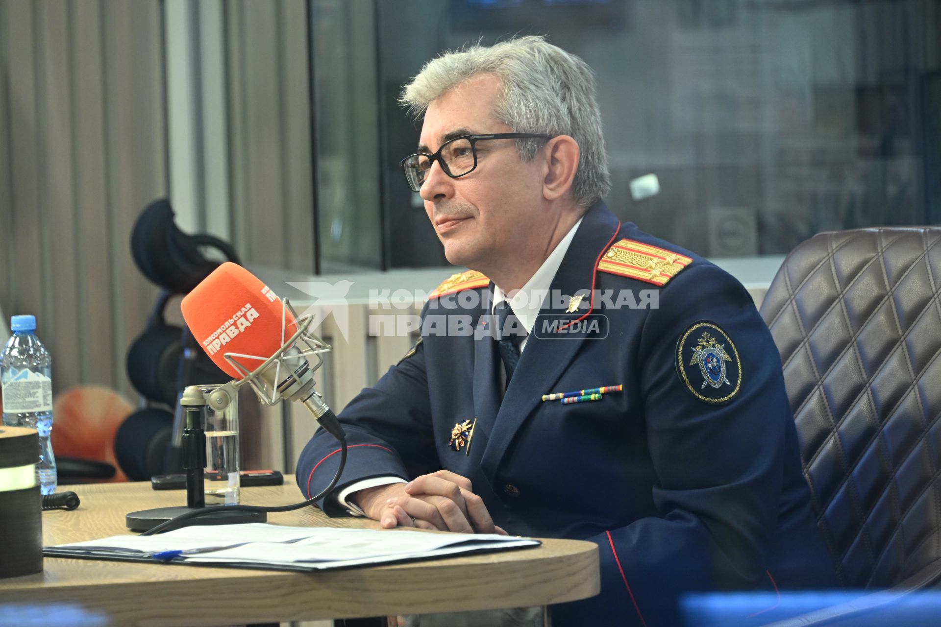 Михаил Игнашкин на радиостанции \"Комсомольская правда\"