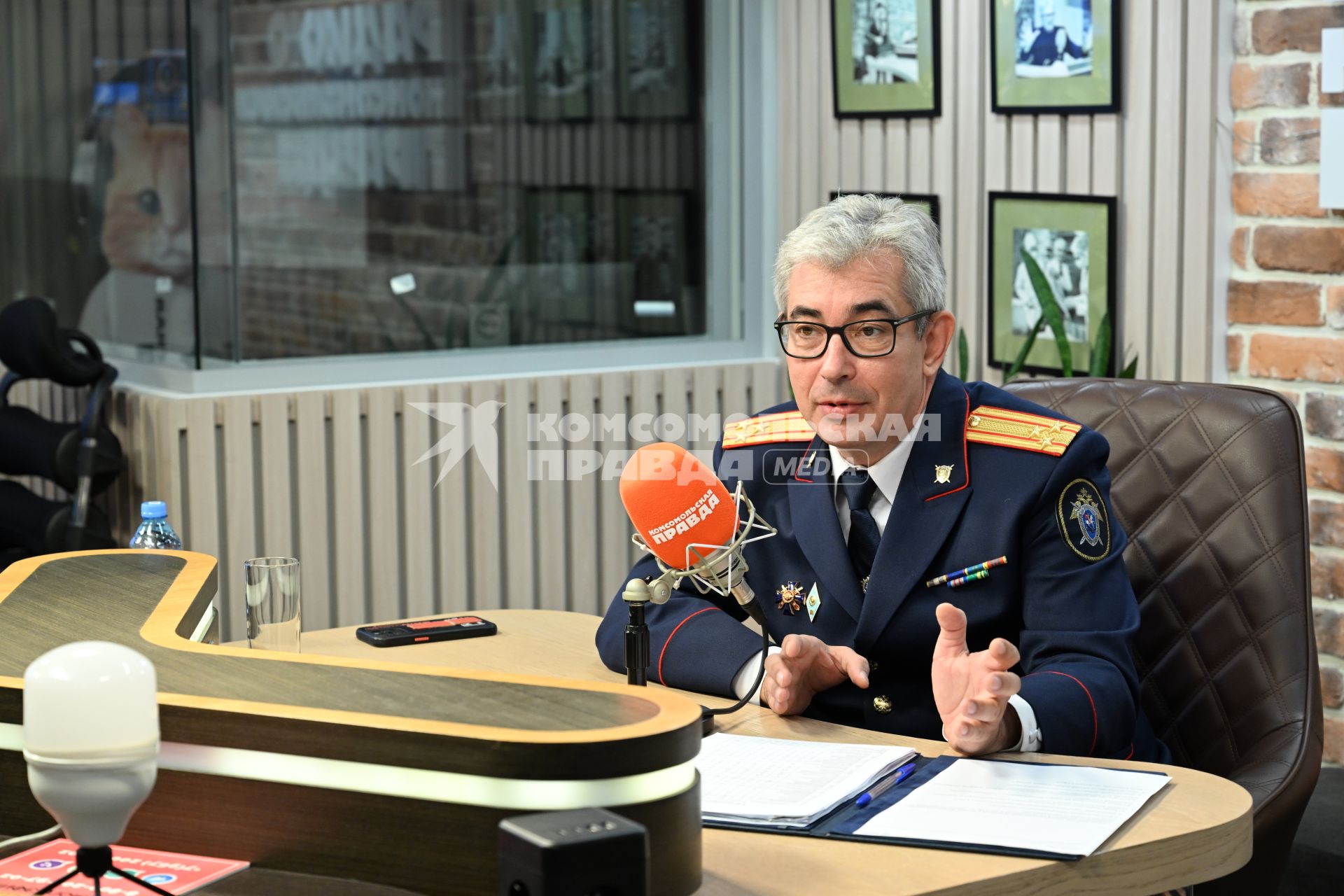 Михаил Игнашкин на радиостанции \"Комсомольская правда\"