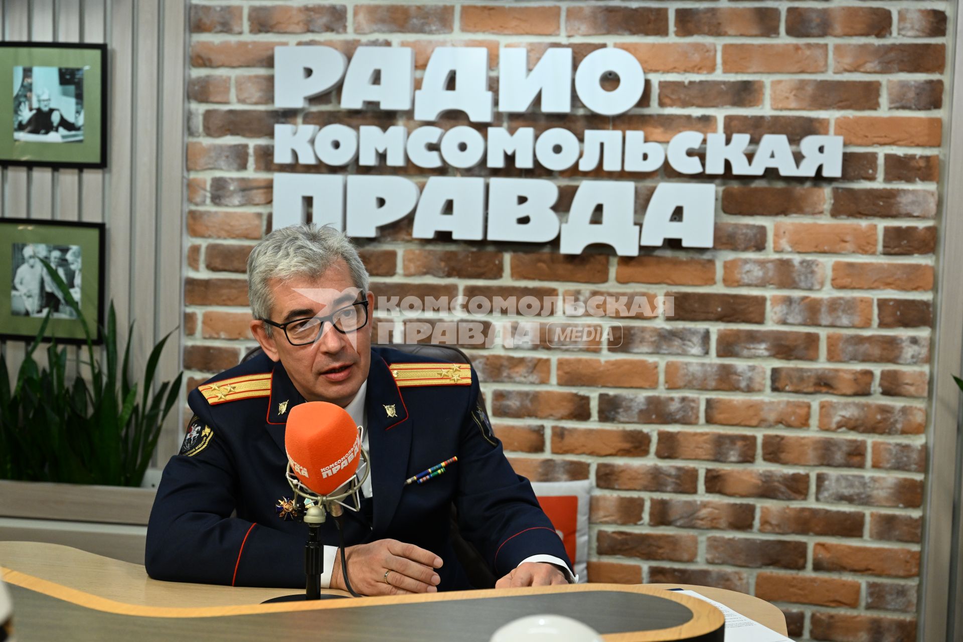 Михаил Игнашкин на радиостанции \"Комсомольская правда\"