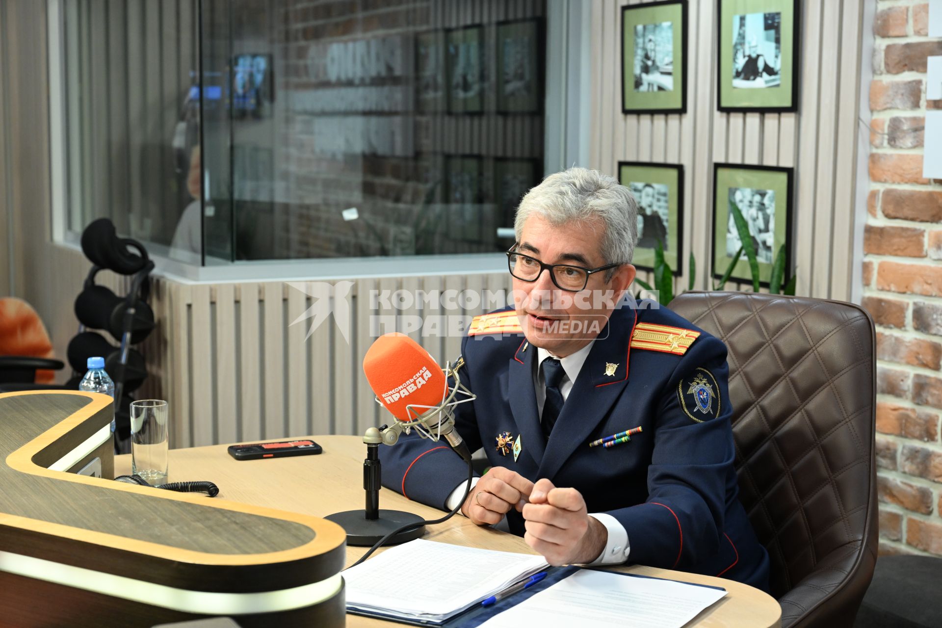 Михаил Игнашкин на радиостанции \"Комсомольская правда\"