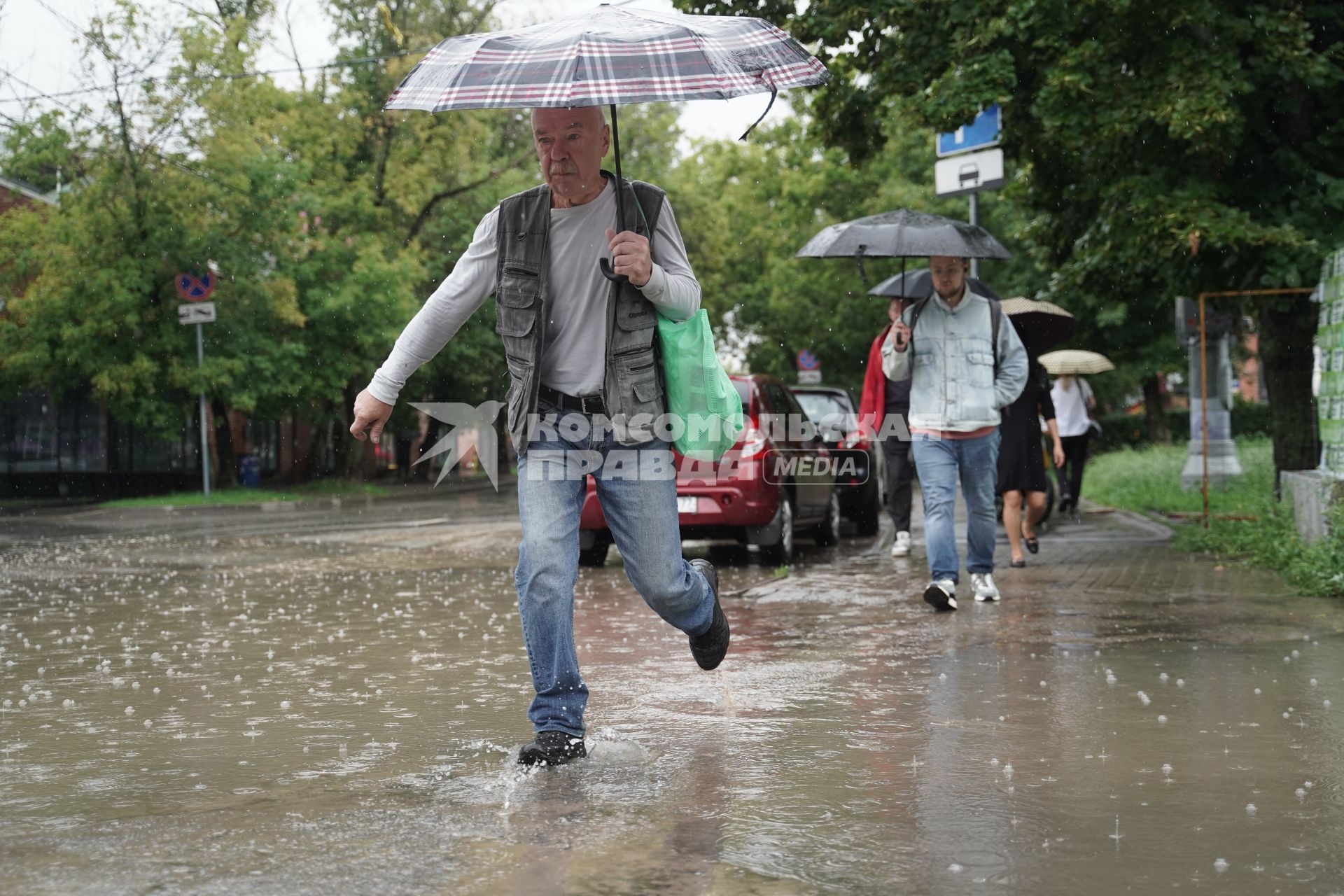 Дождь в Москве