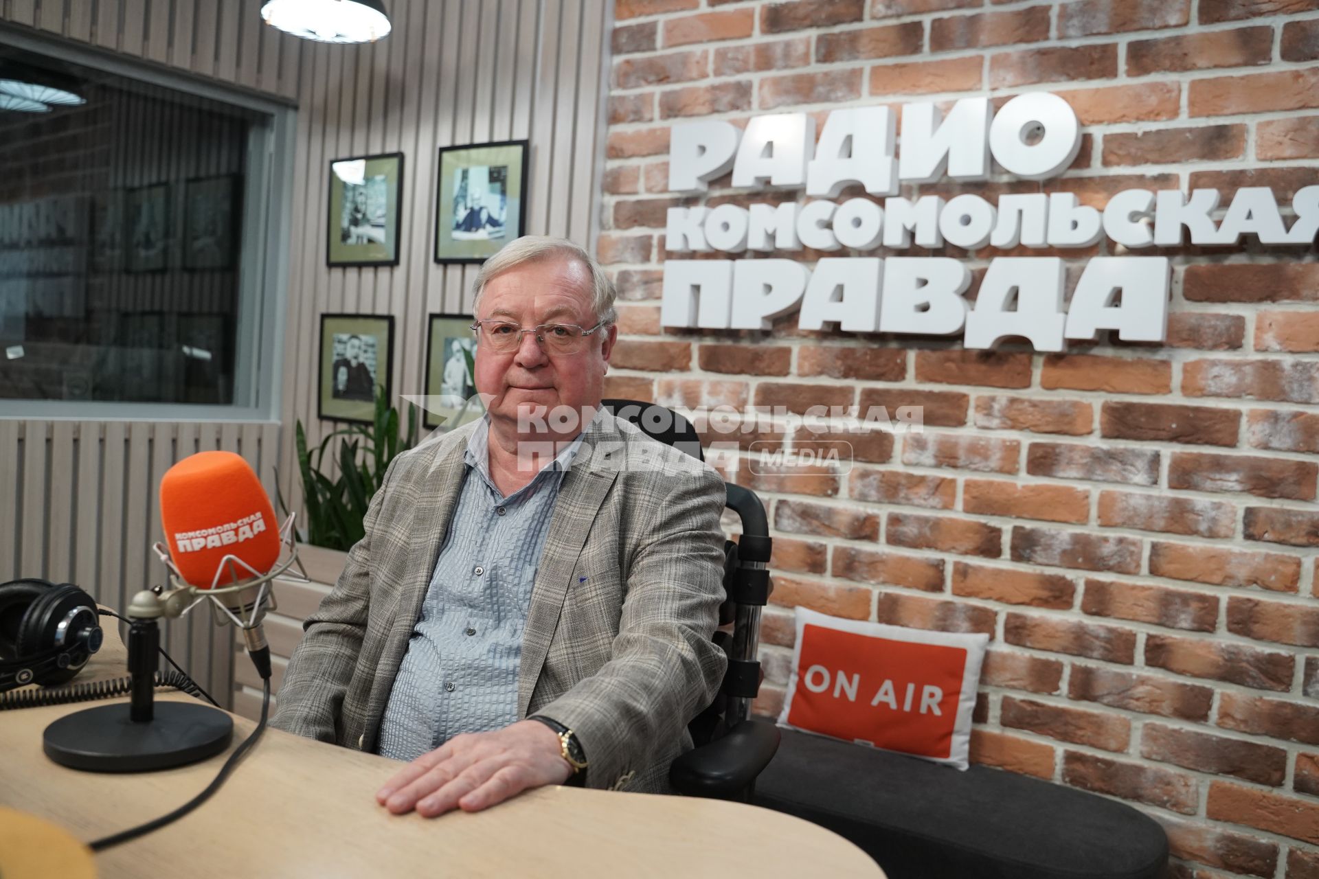 Сергей Степашин на радиостанции \"Комсомольская правда\"