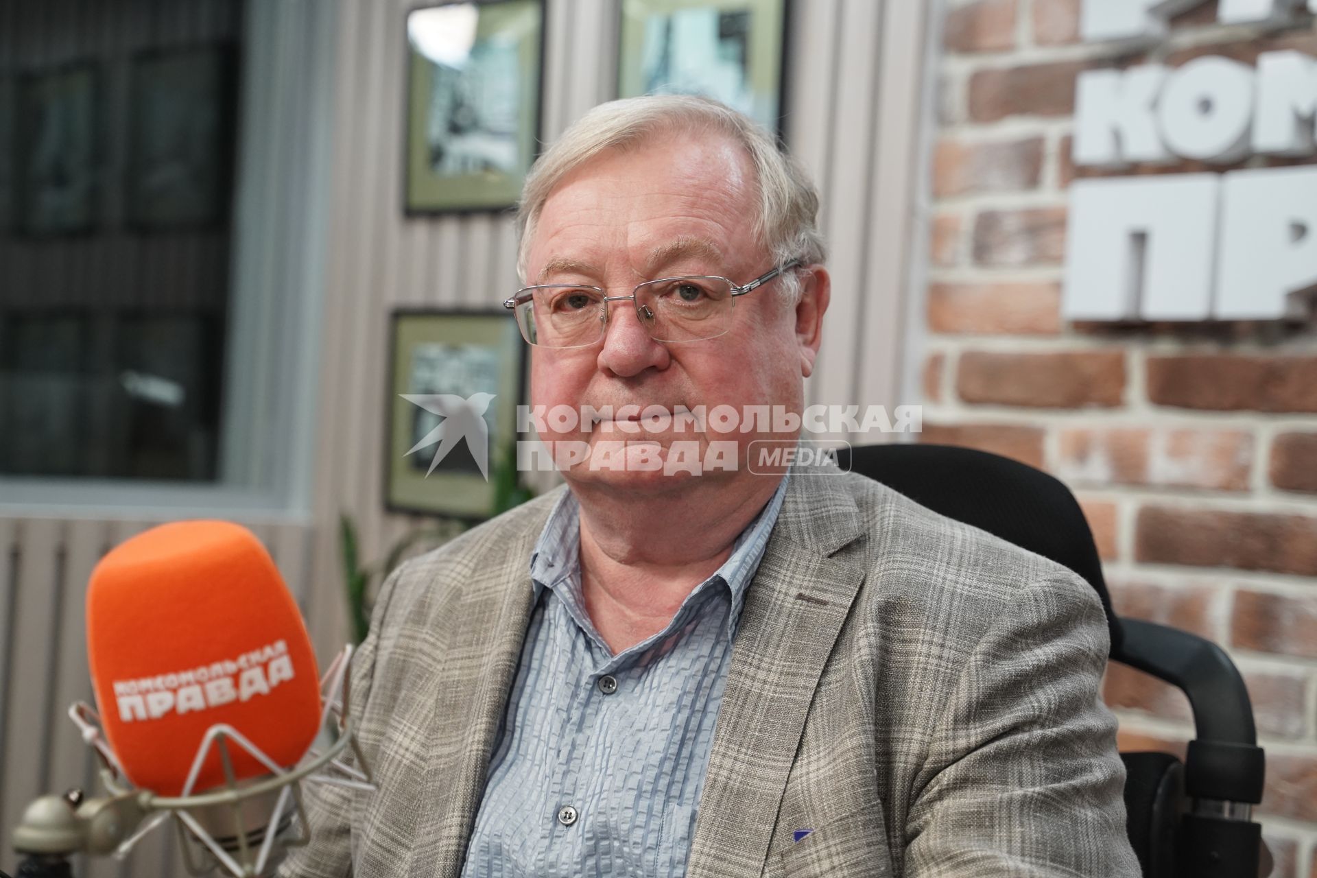 Сергей Степашин на радиостанции \"Комсомольская правда\"