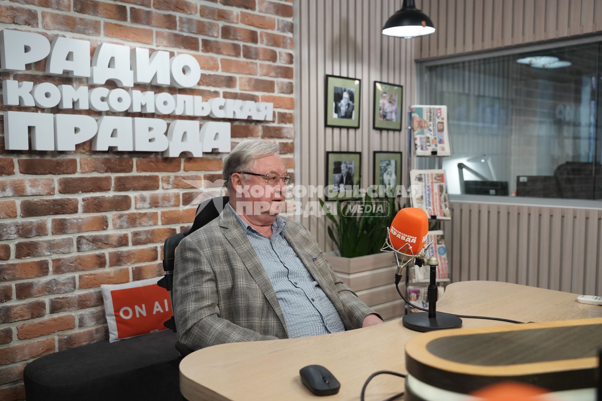Сергей Степашин на радиостанции \"Комсомольская правда\"