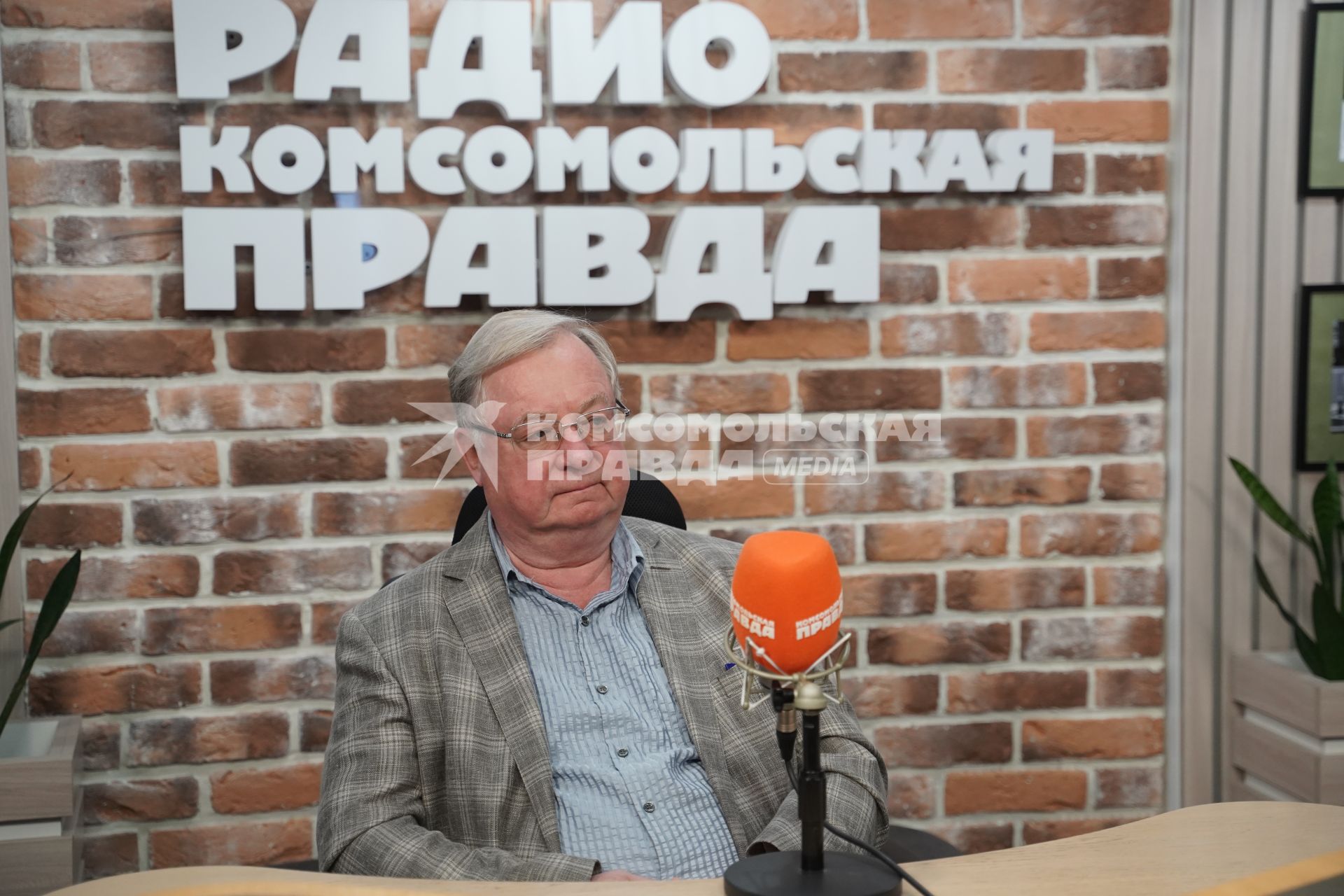 Сергей Степашин на радиостанции \"Комсомольская правда\"