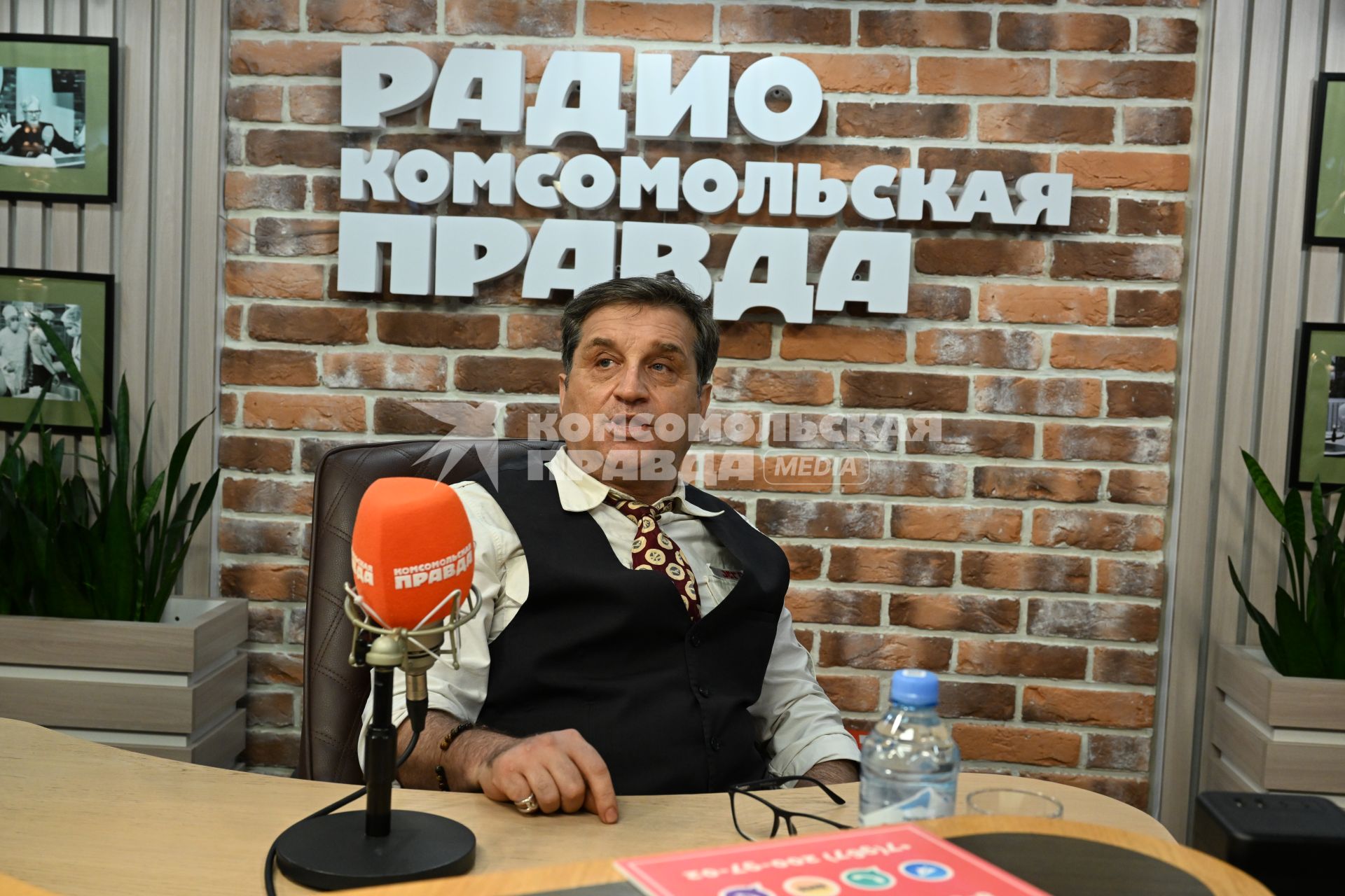 Отар Кушанашвили на радиостанции Комсомольская правда\"