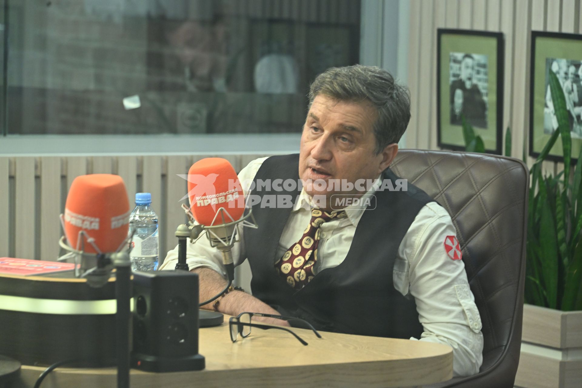 Отар Кушанашвили на радиостанции Комсомольская правда\"