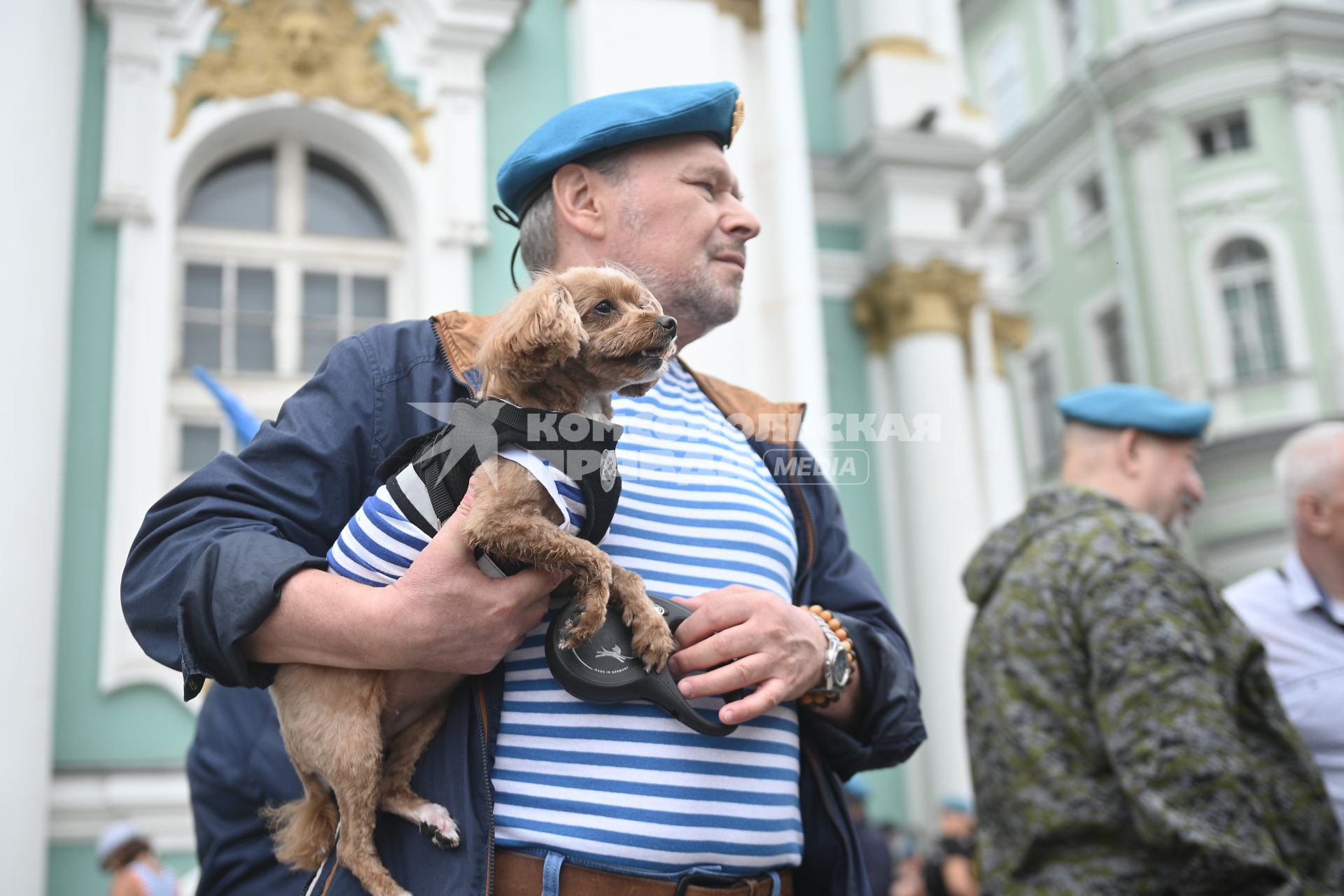 Празднование дня ВДВ в Санкт-Петербурге