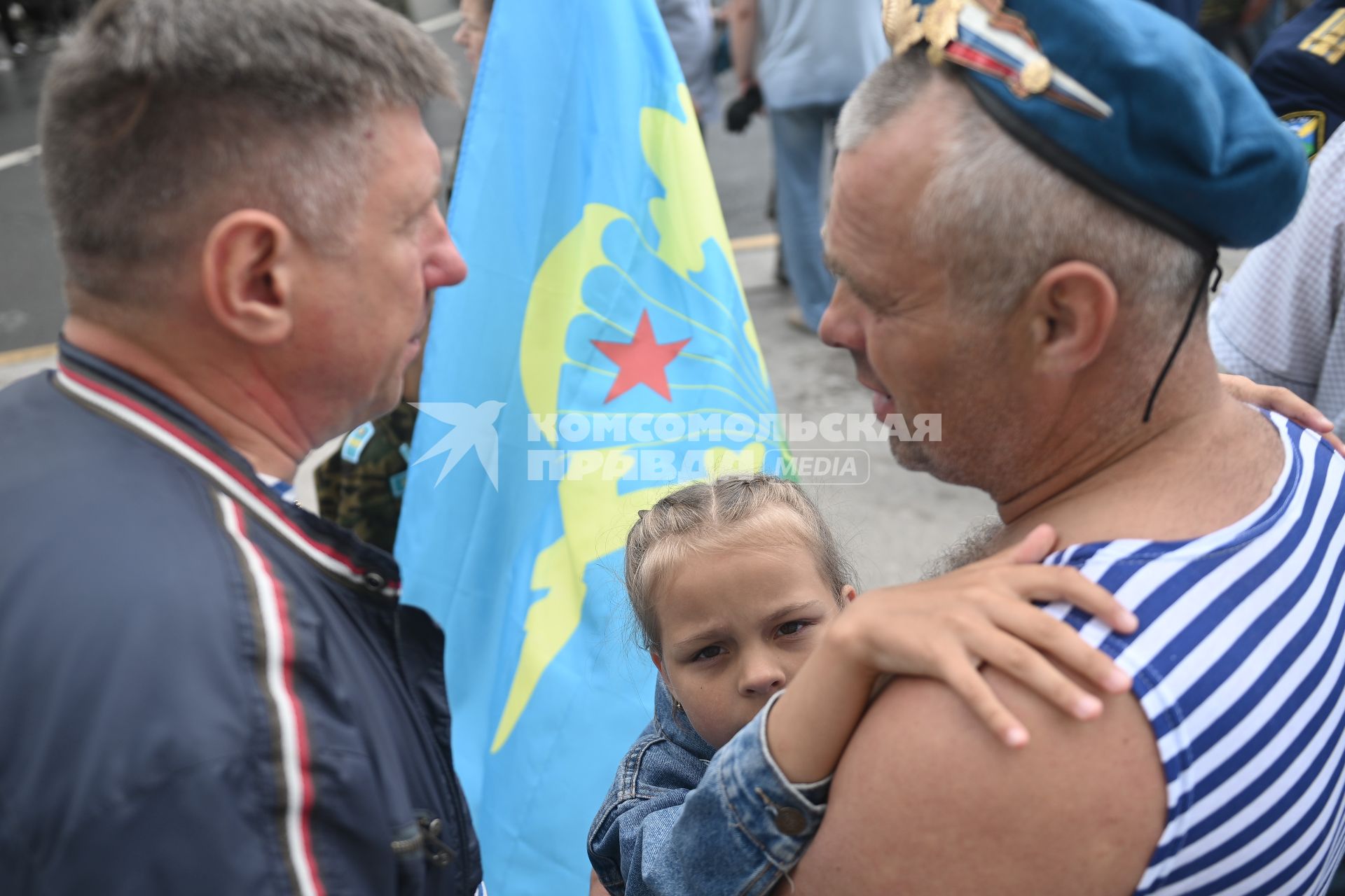 Празднование дня ВДВ в Санкт-Петербурге