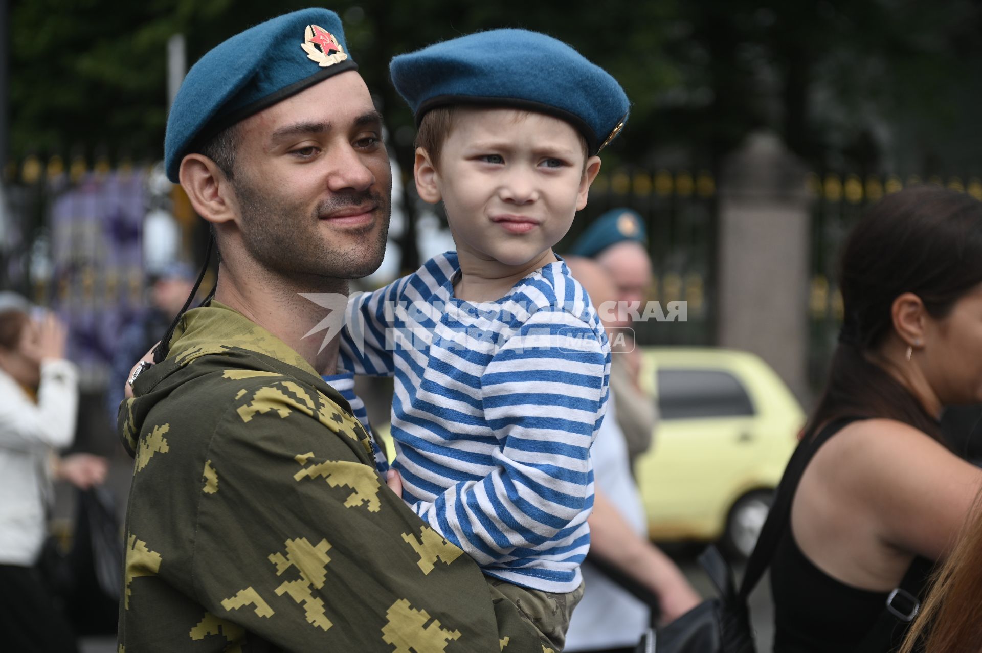 Празднование дня ВДВ в Санкт-Петербурге