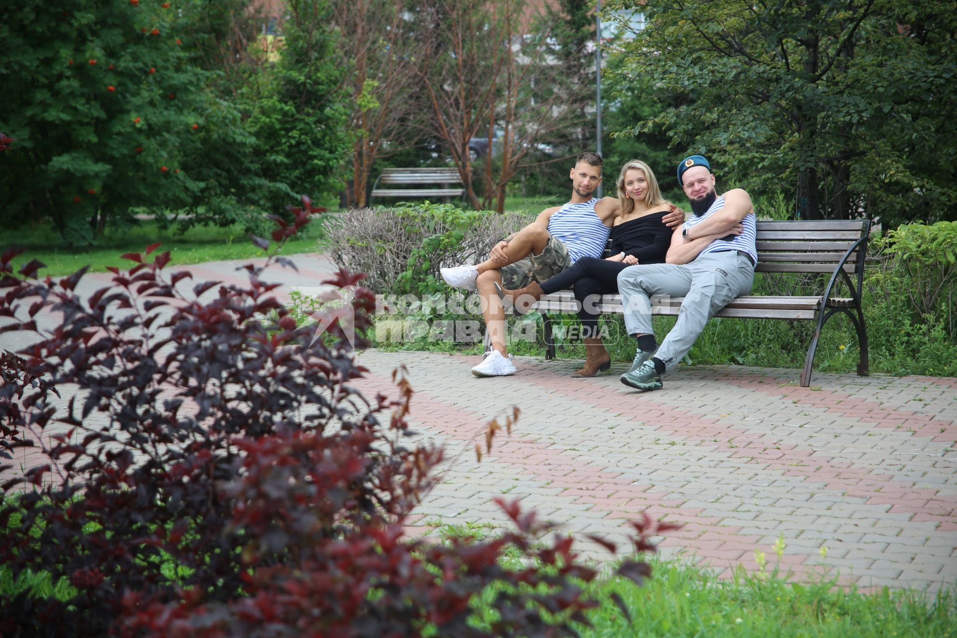 Празднование Дня ВДВ в Красноярске