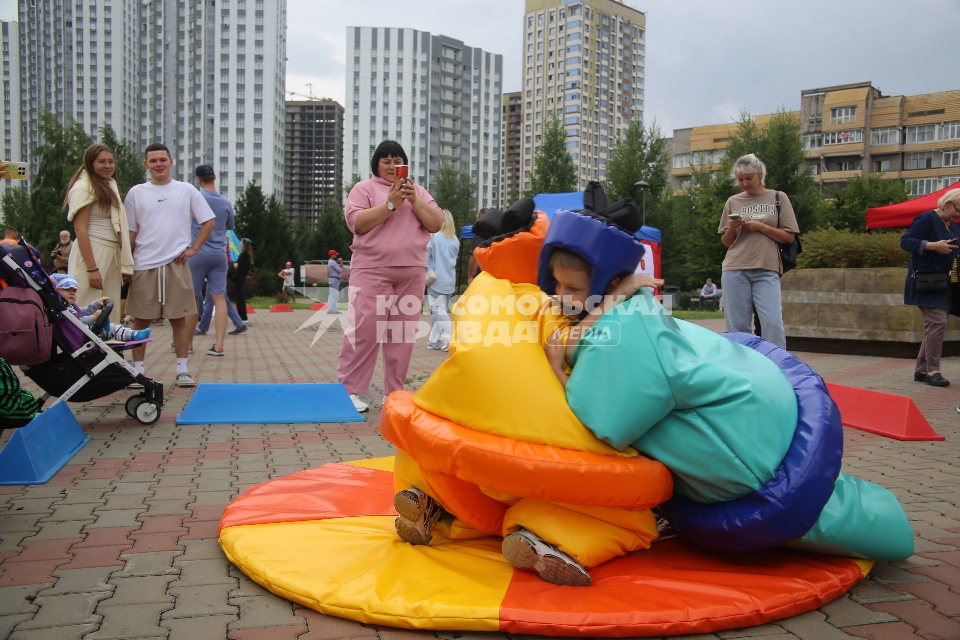 Празднование Дня ВДВ в Красноярске