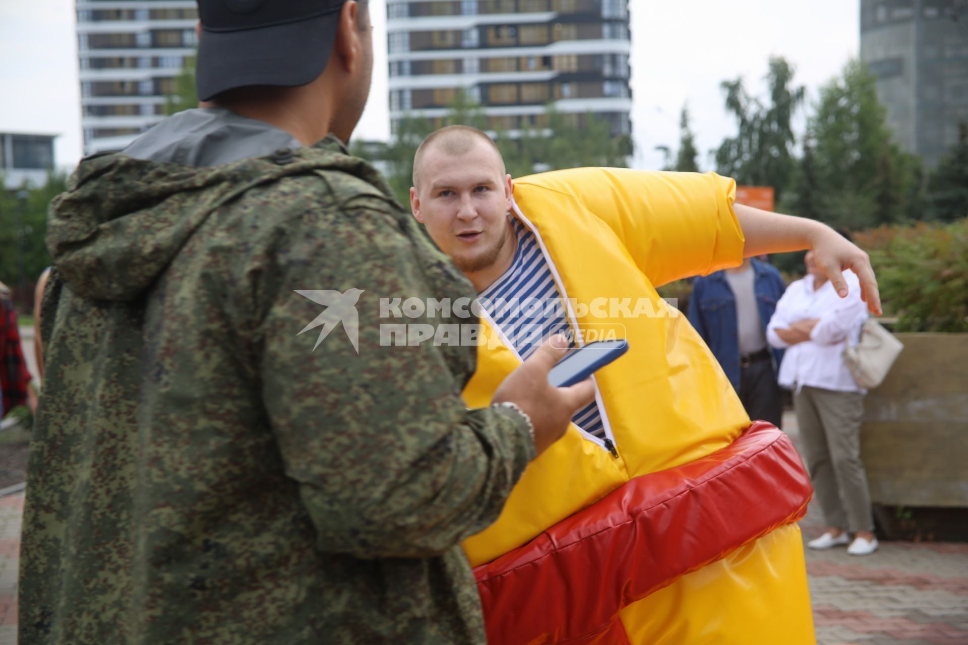 Празднование Дня ВДВ в Красноярске