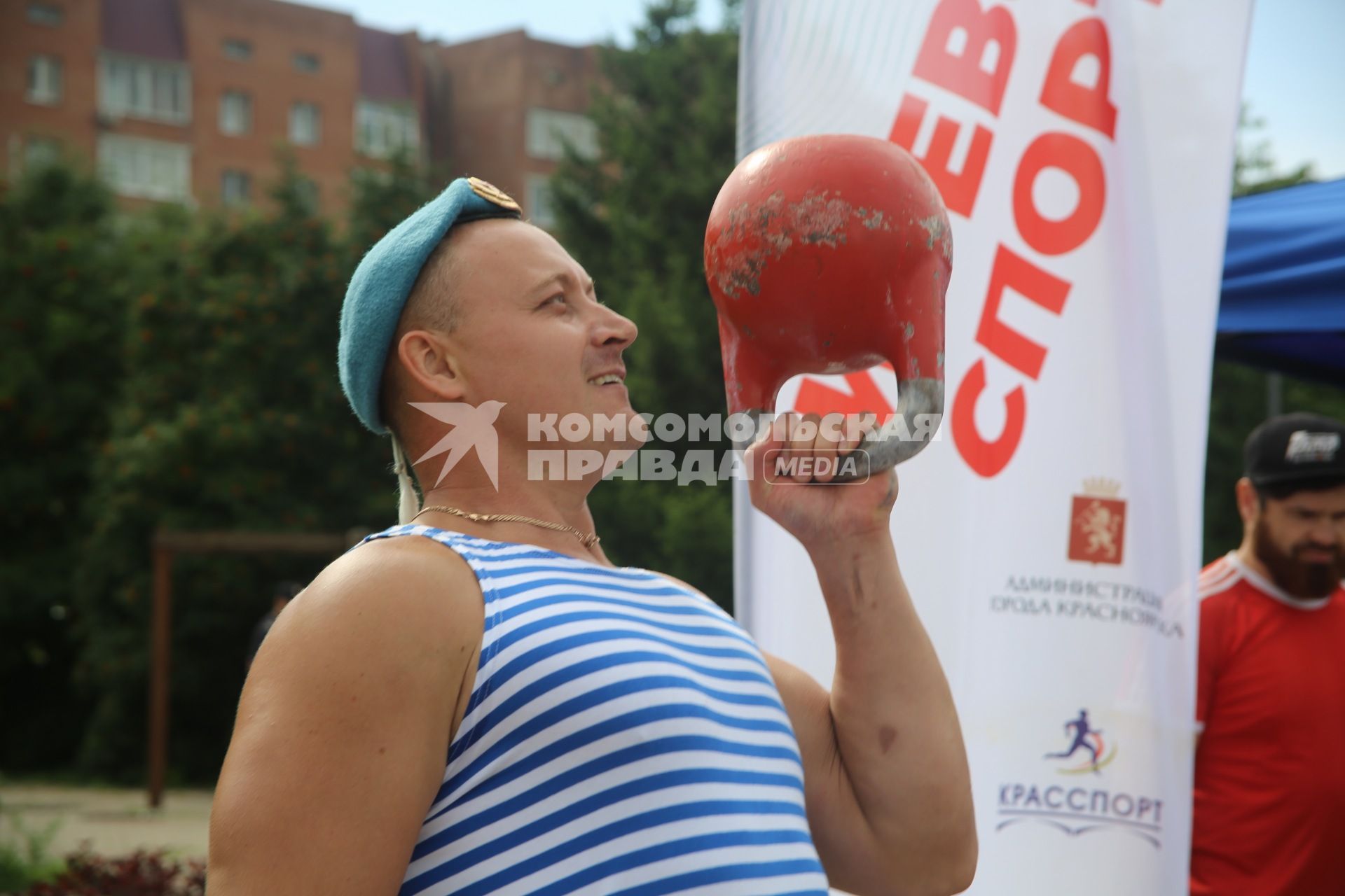 Празднование Дня ВДВ в Красноярске