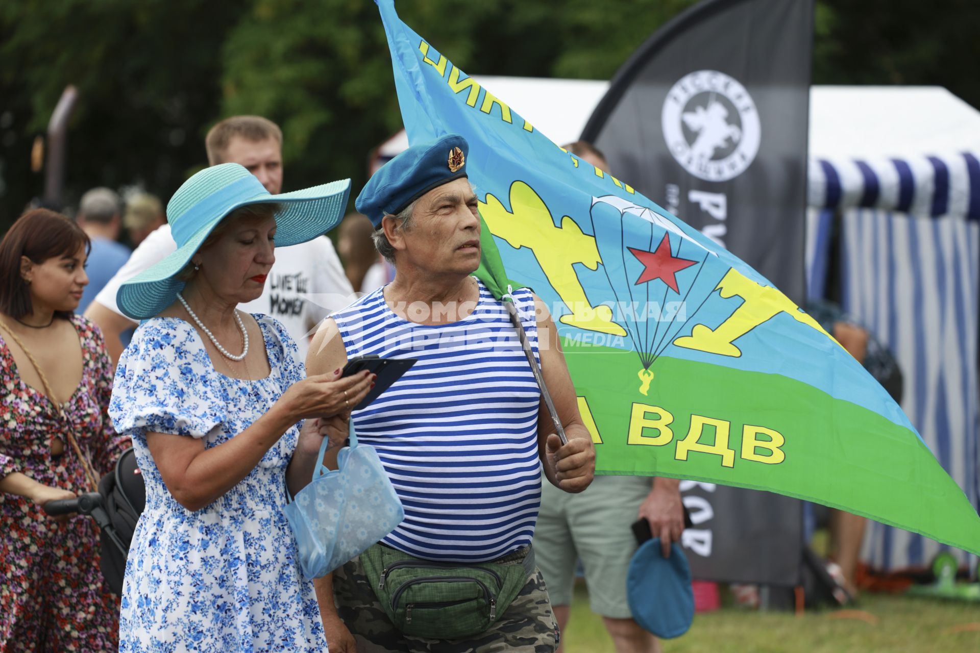 Празднование Дня ВДВ в Барнауле