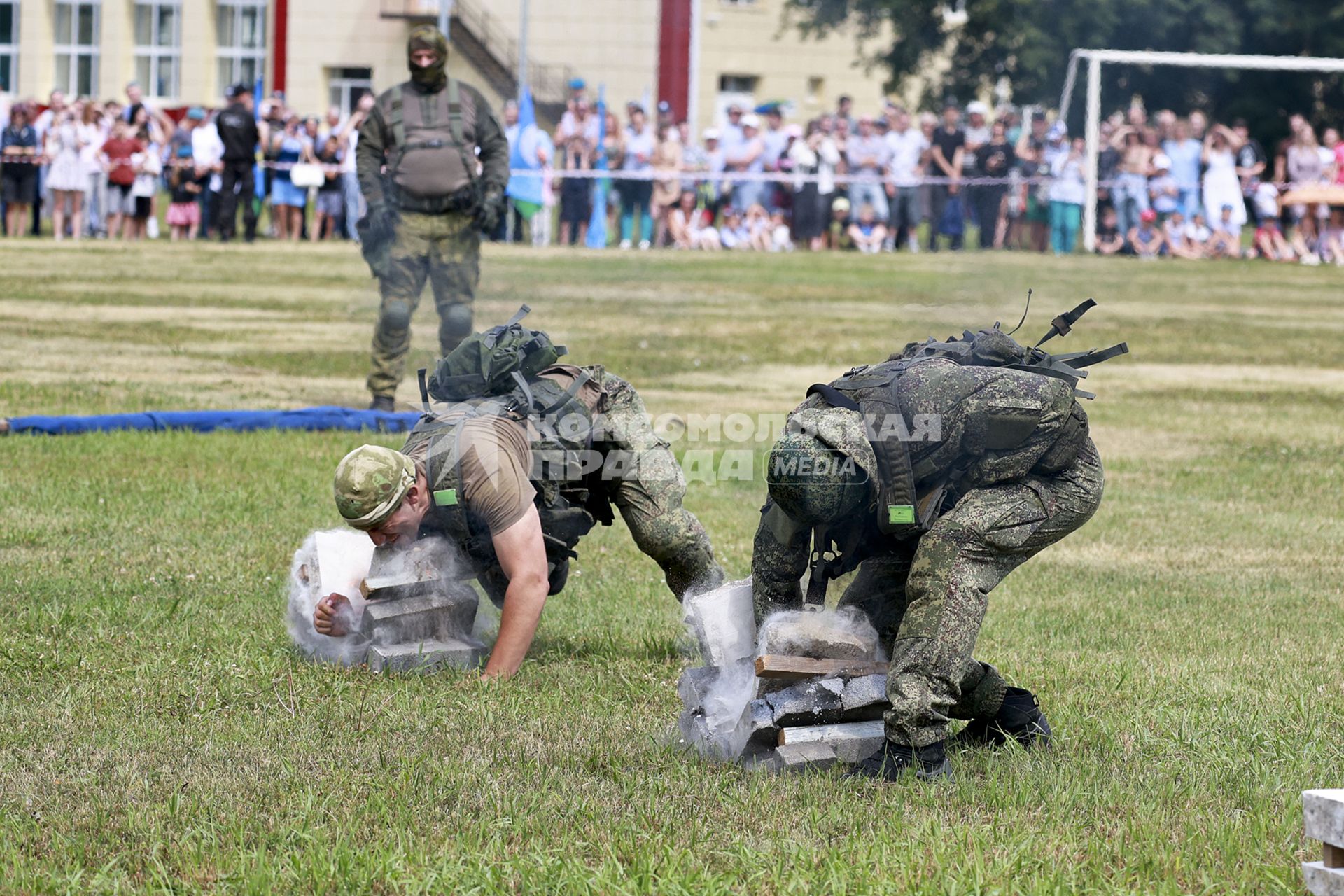 Празднование Дня ВДВ в Барнауле