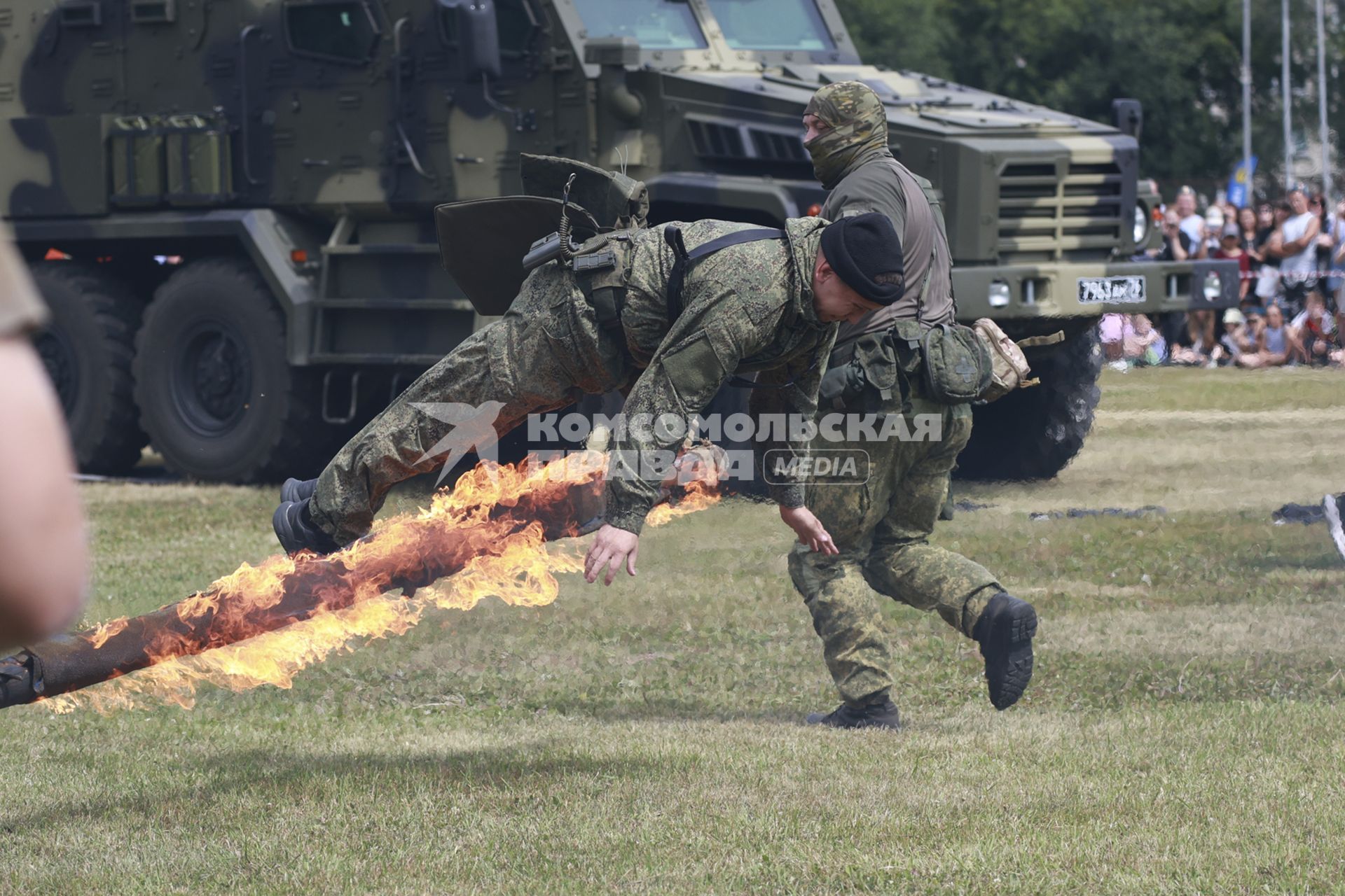 Празднование Дня ВДВ в Барнауле