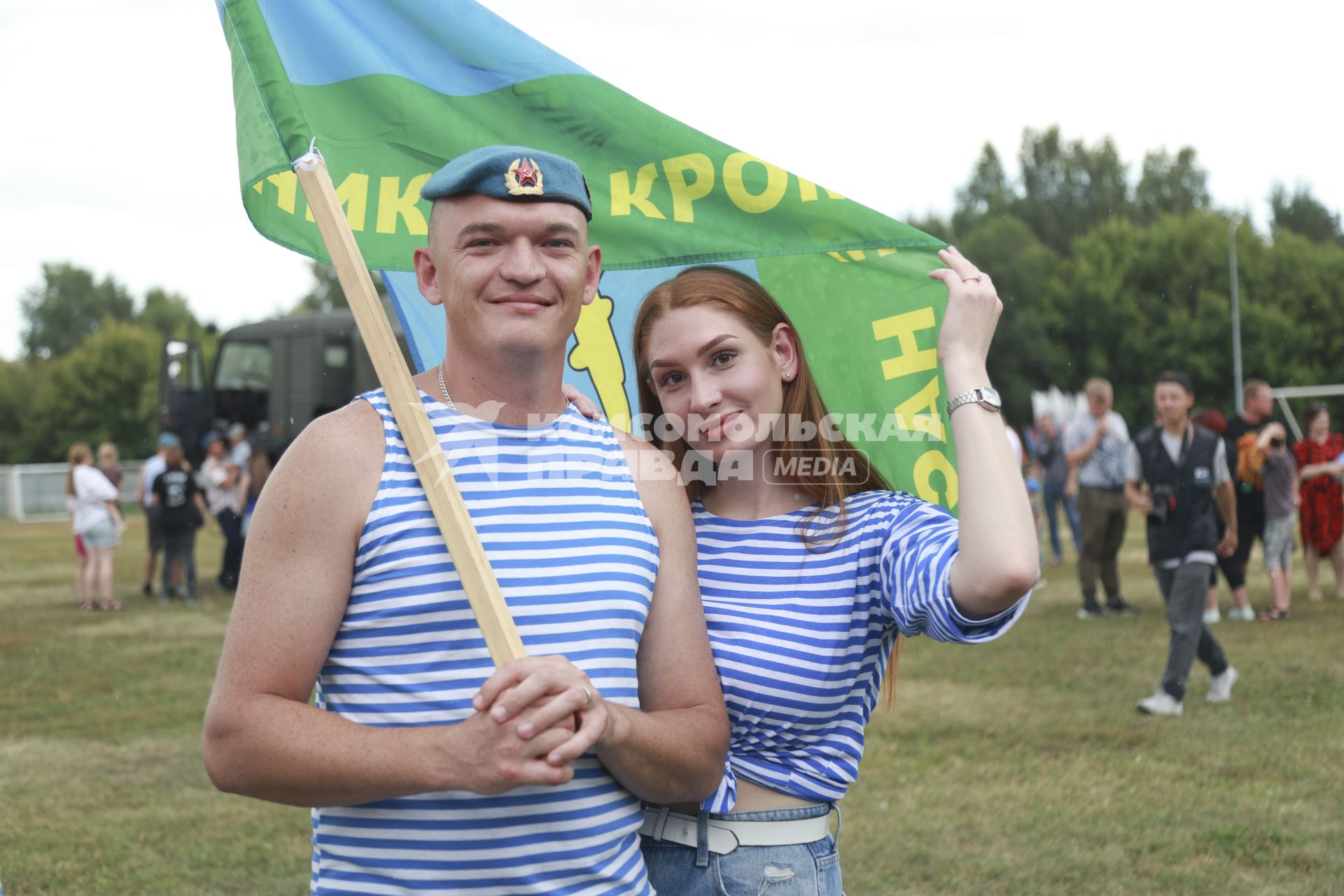 Празднование Дня ВДВ в Барнауле