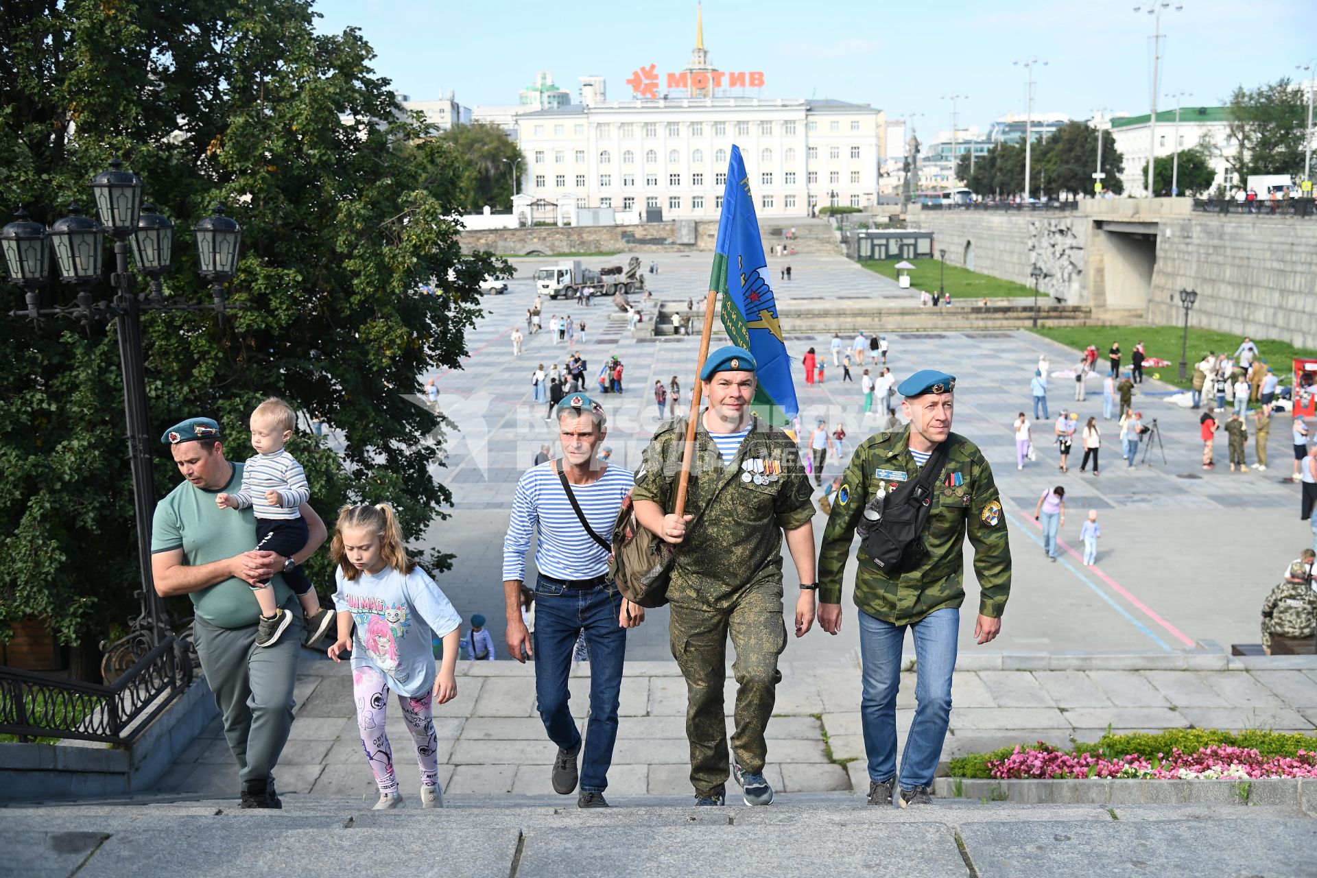 Празднование Дня ВДВ в Екатеринбурге