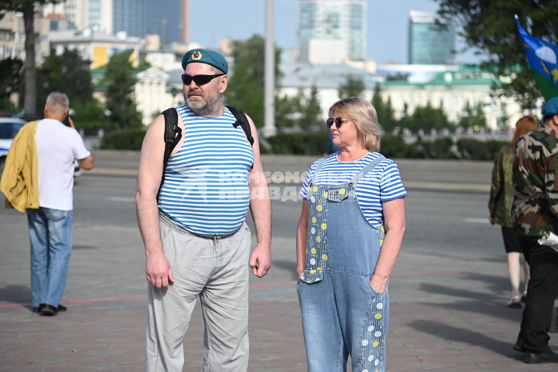 Празднование Дня ВДВ в Екатеринбурге