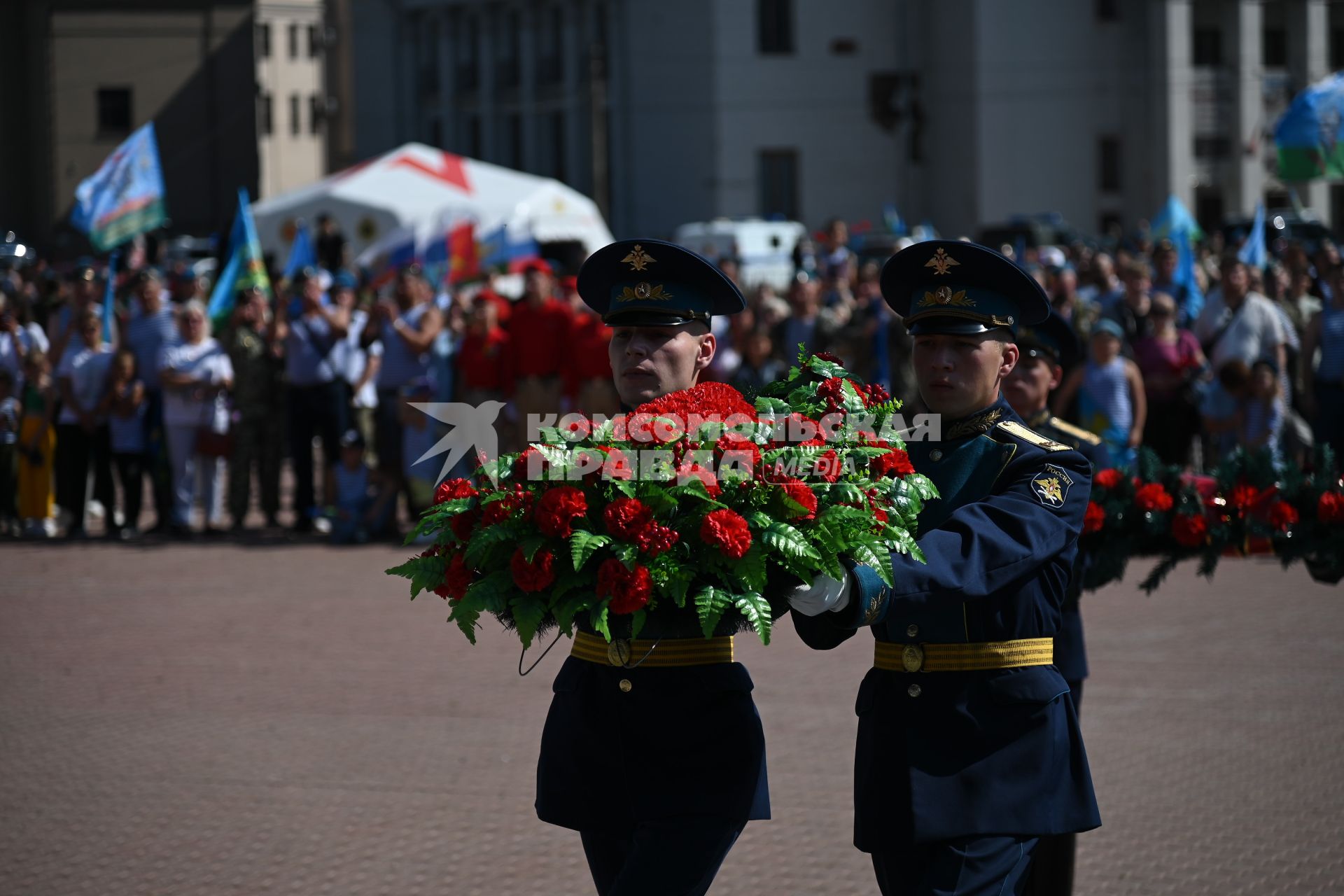 Празднование Дня ВДВ в Екатеринбурге