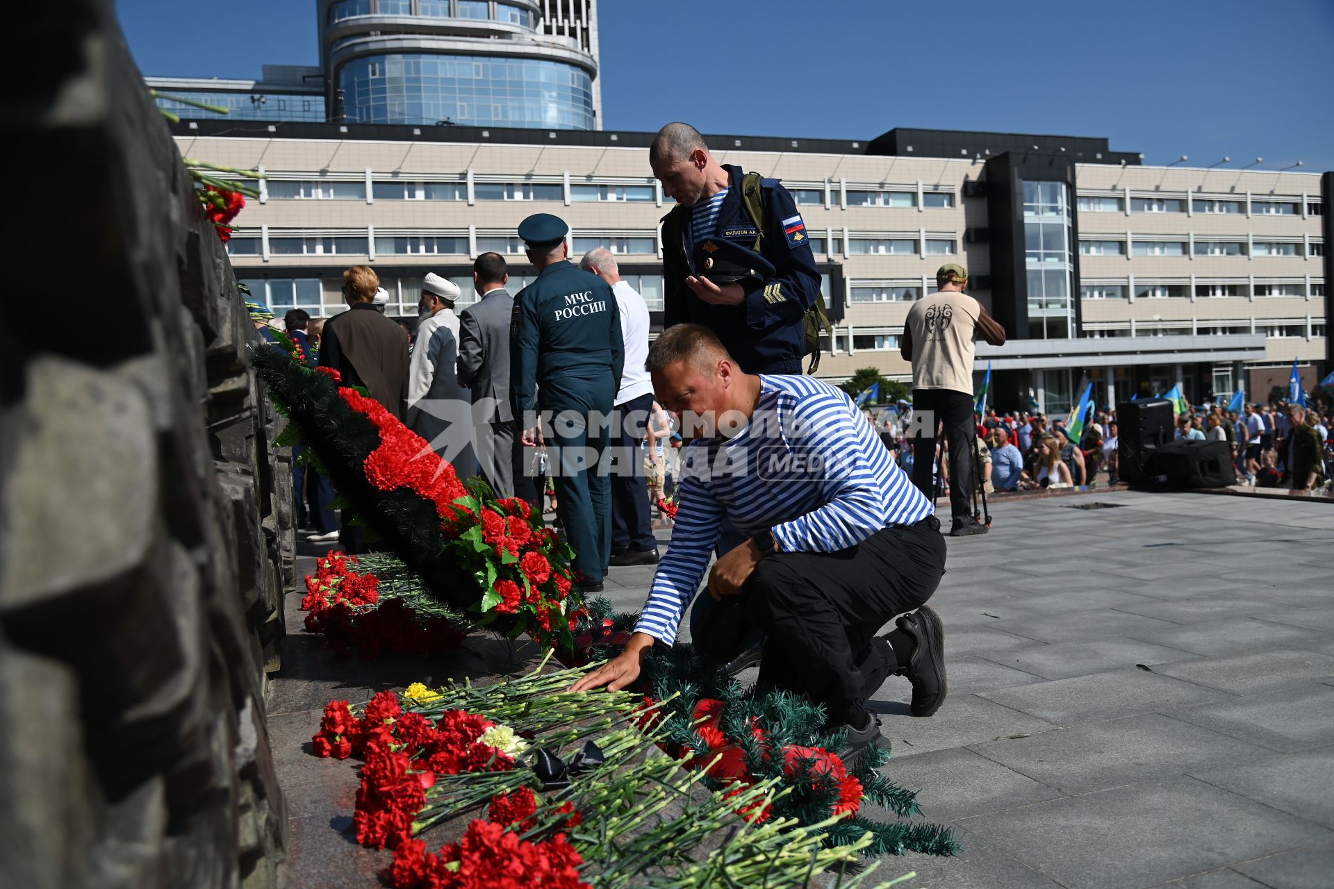 Празднование Дня ВДВ в Екатеринбурге