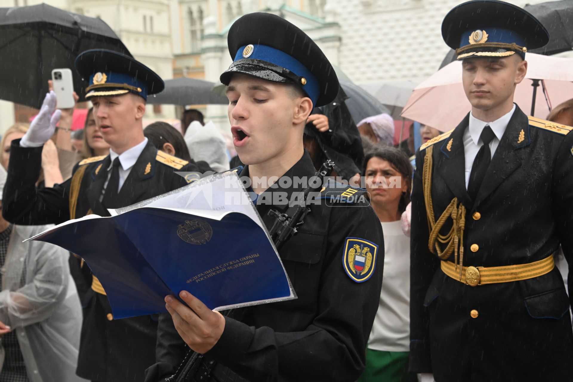 Военная присяга молодого пополнения Президентского полка ФСО России