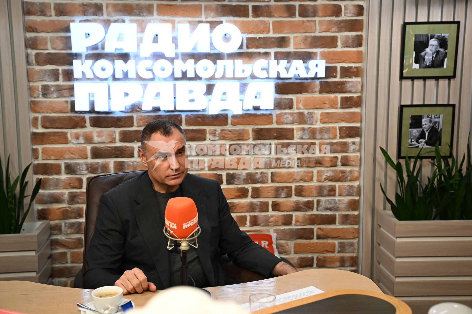 Юрий Зайцев на радиостанции Комсомольская правда\"