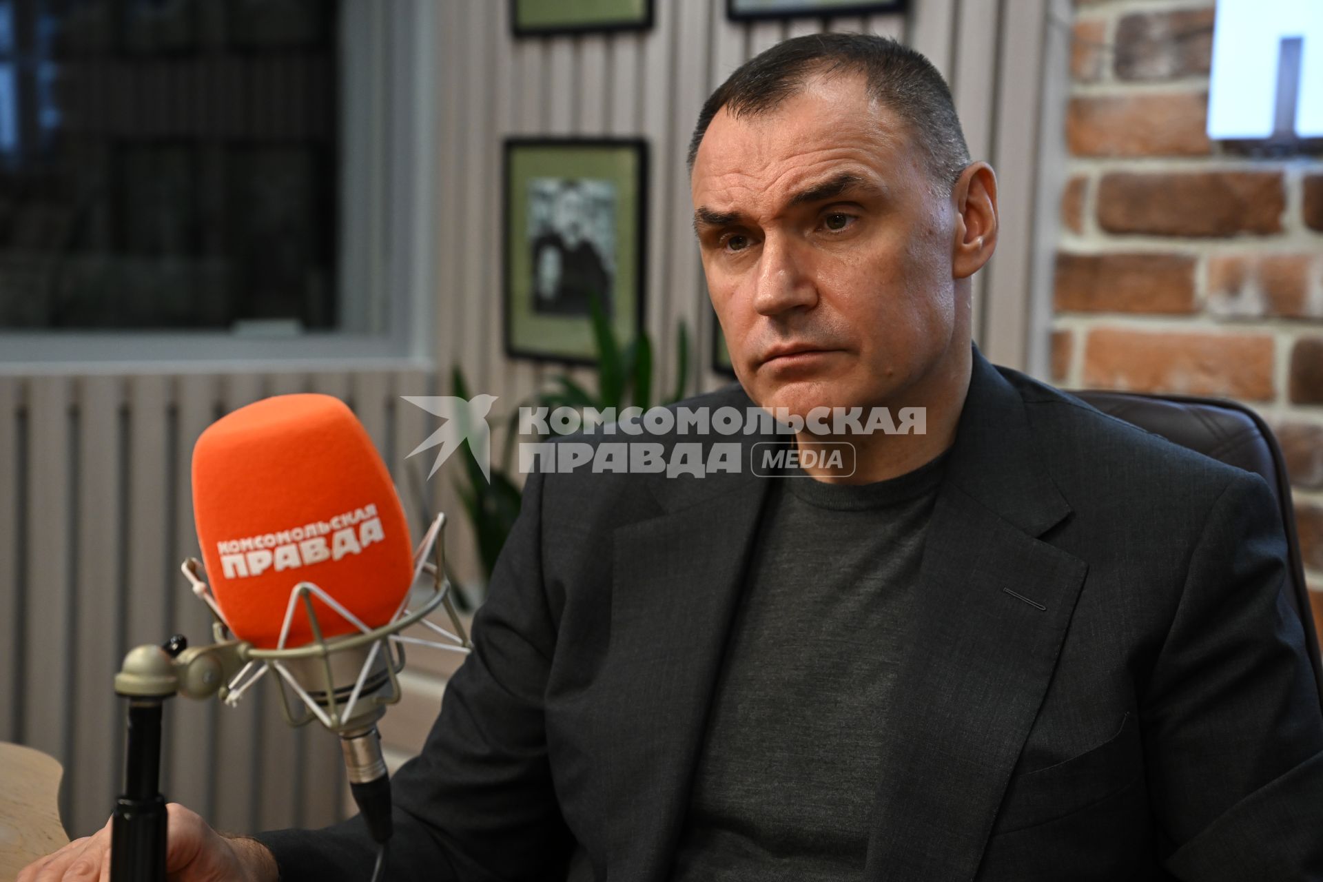 Юрий Зайцев на радиостанции Комсомольская правда\"
