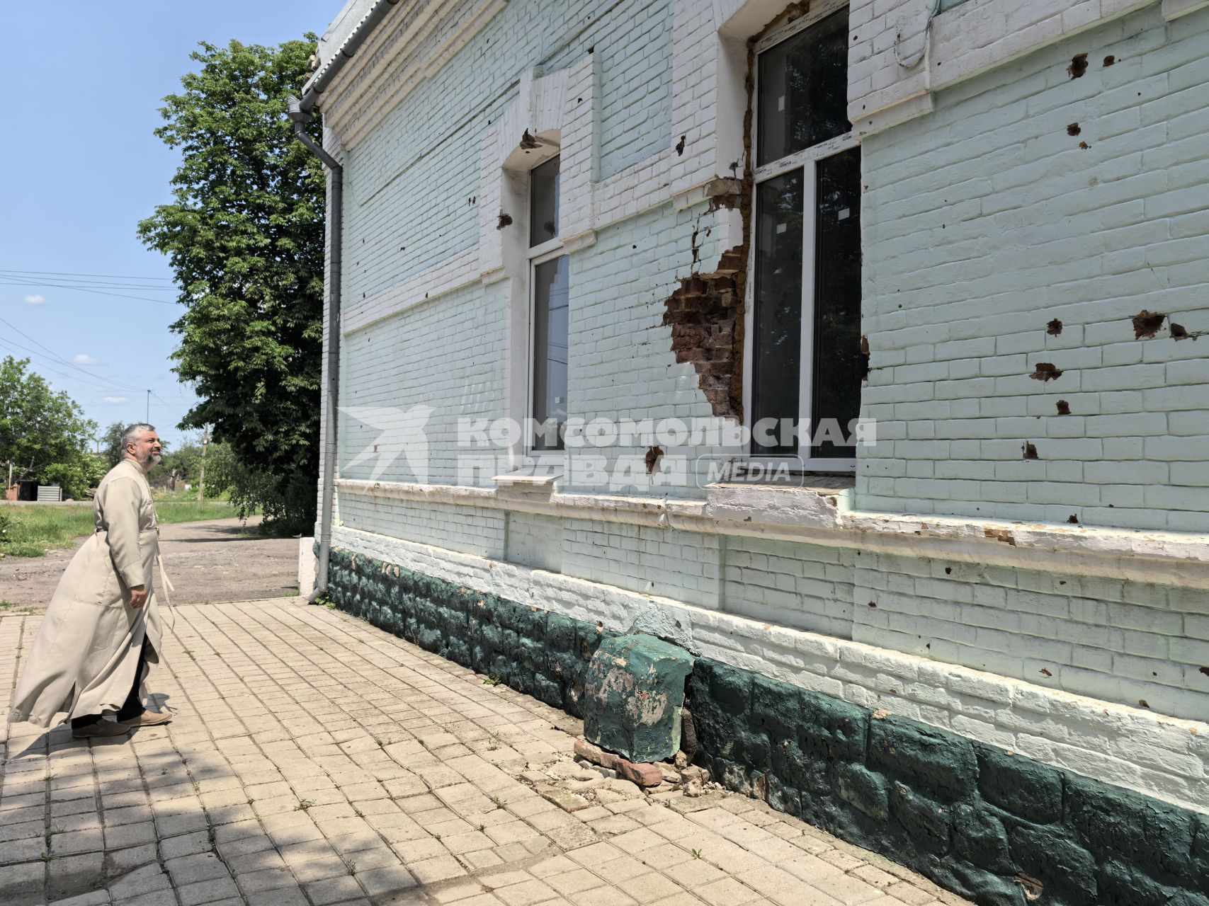 Освобождённое село Зачатовка в Волновахском районе