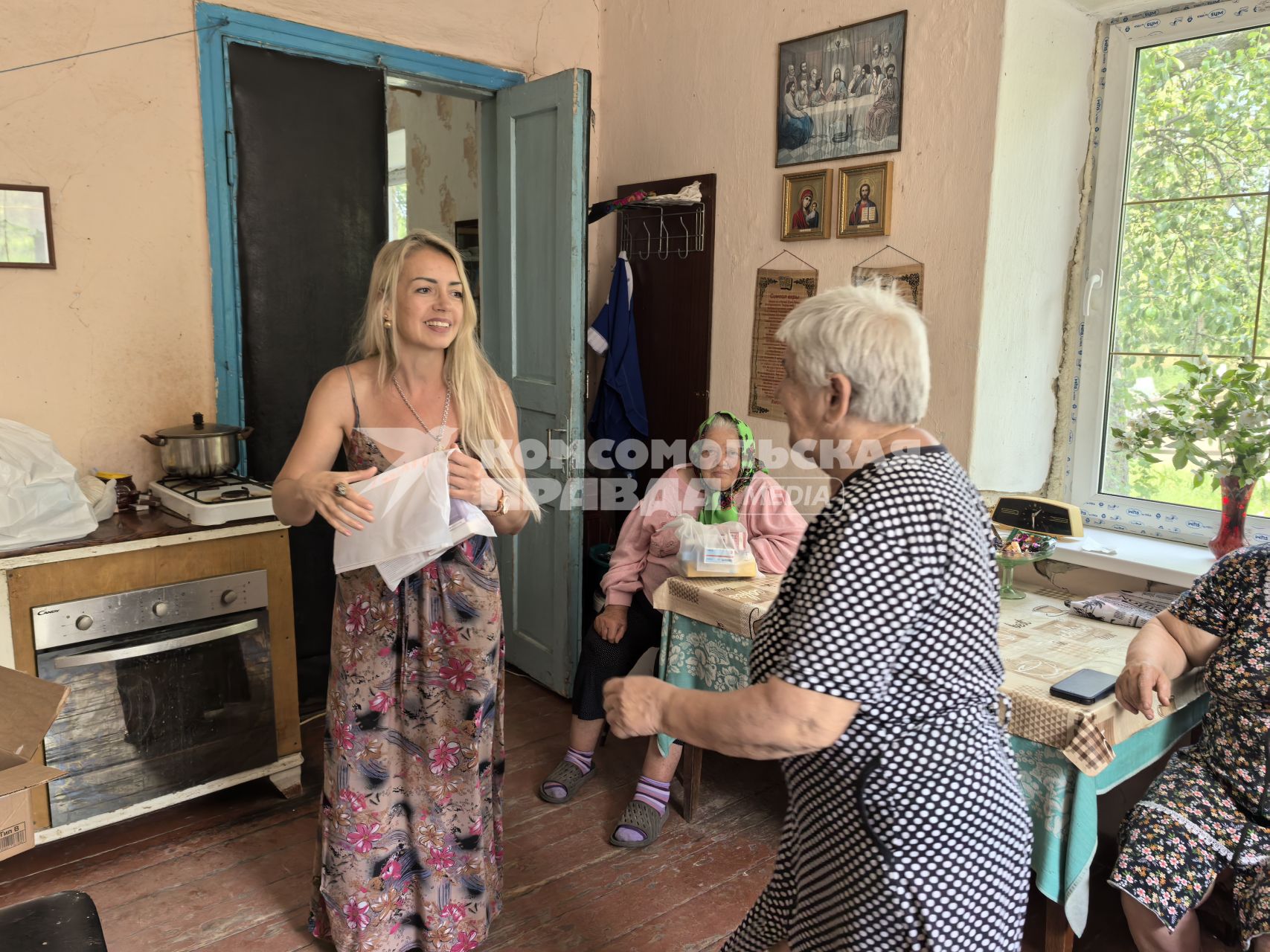 Освобождённое село Зачатовка в Волновахском районе